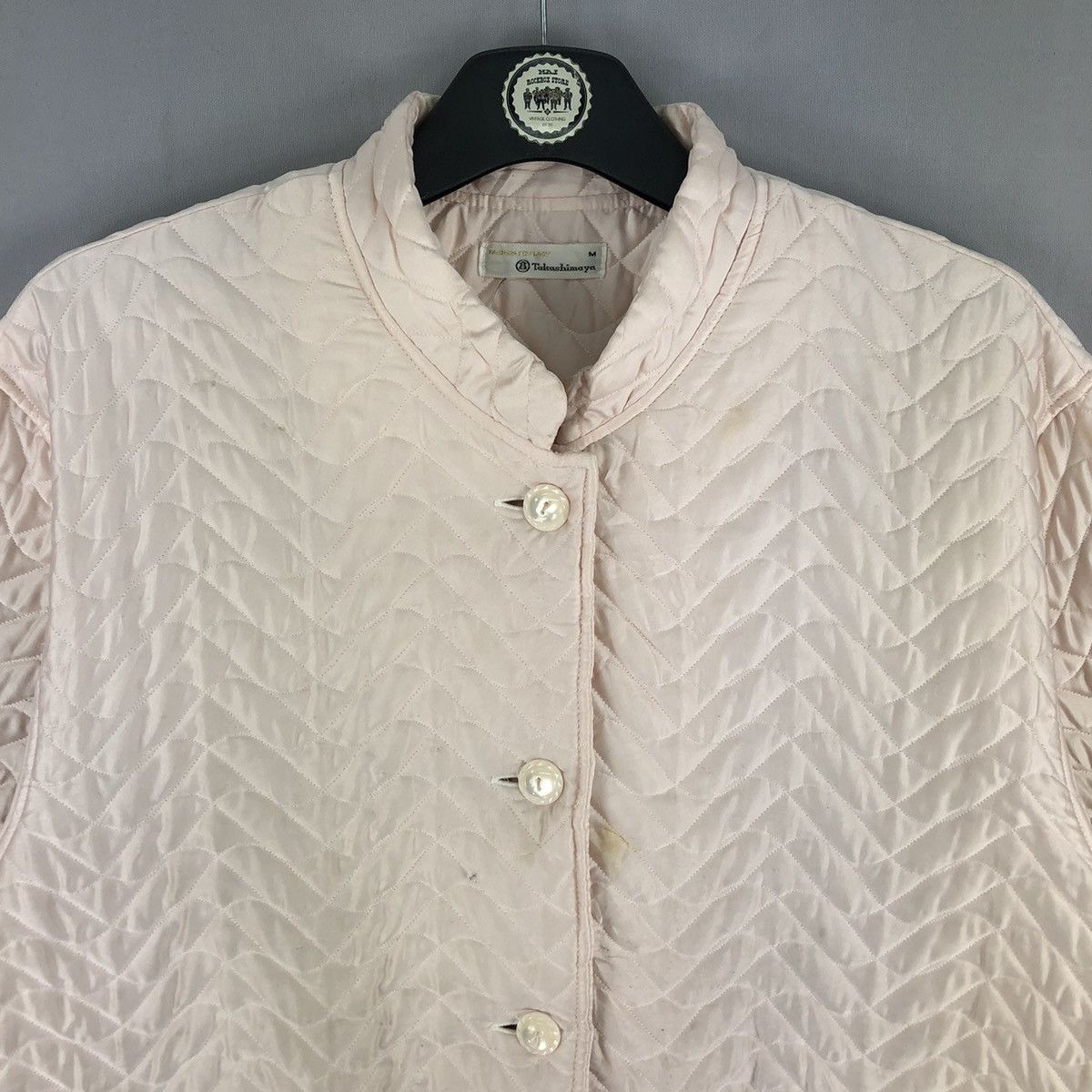 Vintage 90's Quilted Jacket Fashion For Lady by Takashimaya
