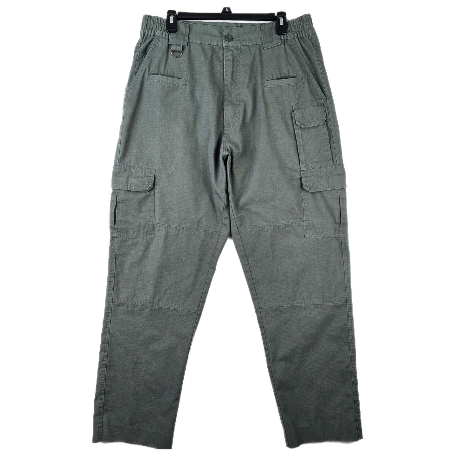Other Vintage First Class Green Cargo Ripstop Pants Mens 38 34x31 Size US 38 / EU 54 - 1 Thumbnail