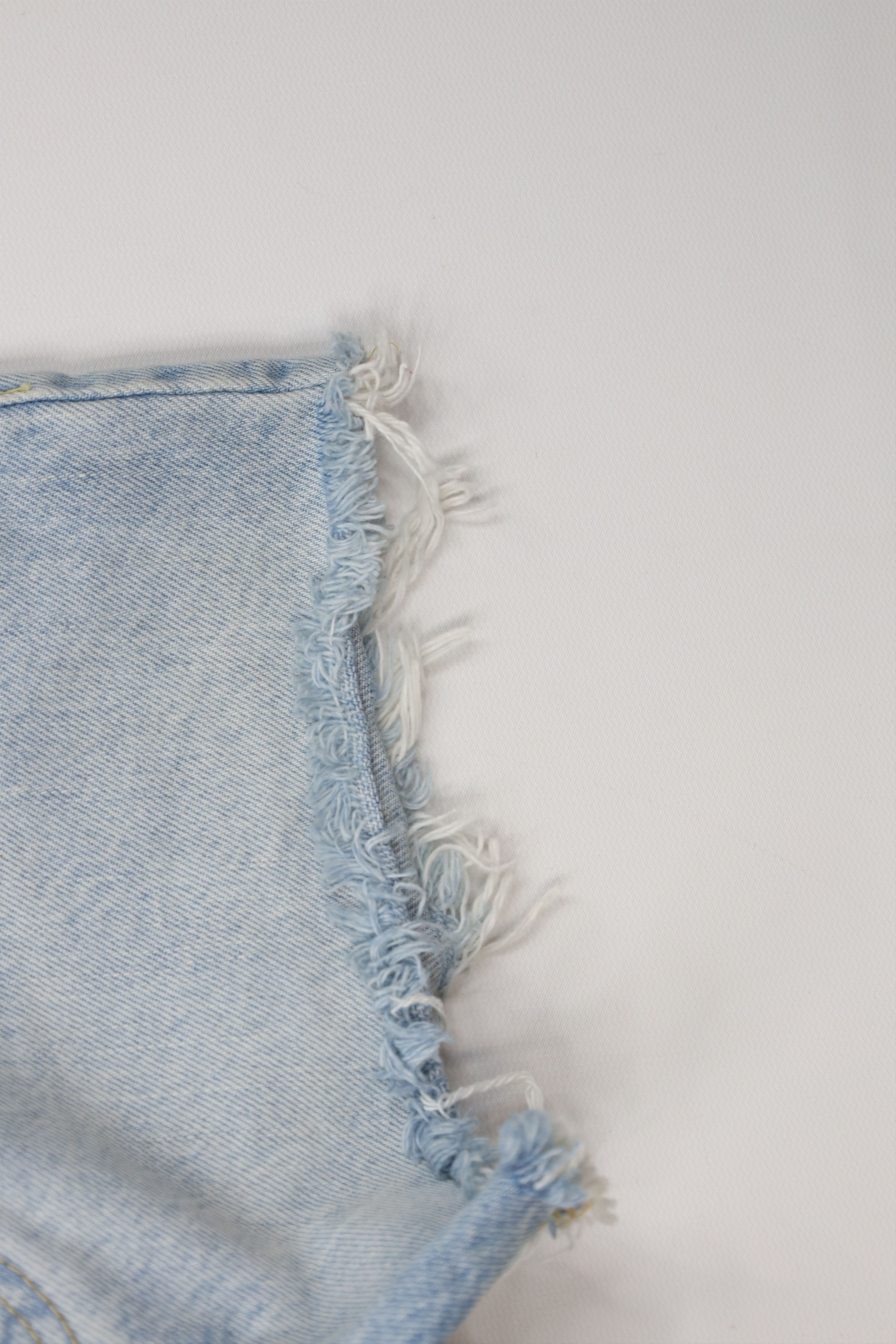 Levi's Vintage Y2K Levi 501xx Cut Off Denim Jean Shorts Jorts Blue Size 25" / US 0 / IT 36 - 4 Thumbnail