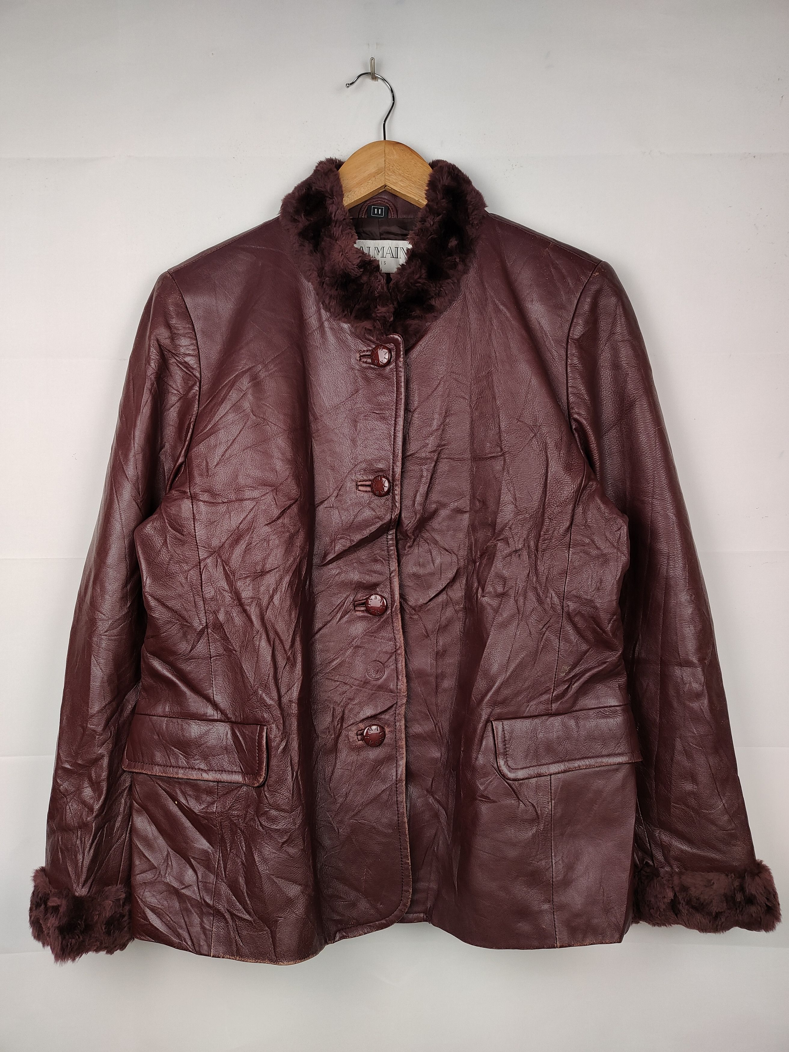 Balmain Balmain Paris Leather Jacket Size US M / EU 48-50 / 2 - 1 Thumbnail