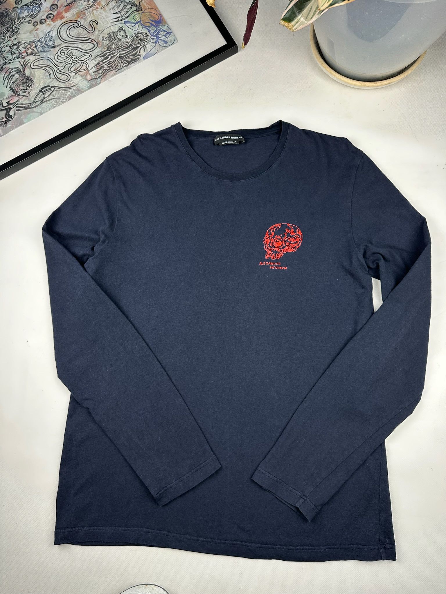 Alexander McQueen Alexander McQueen Long Sleeve skull Size US L / EU 52-54 / 3 - 2 Thumbnail