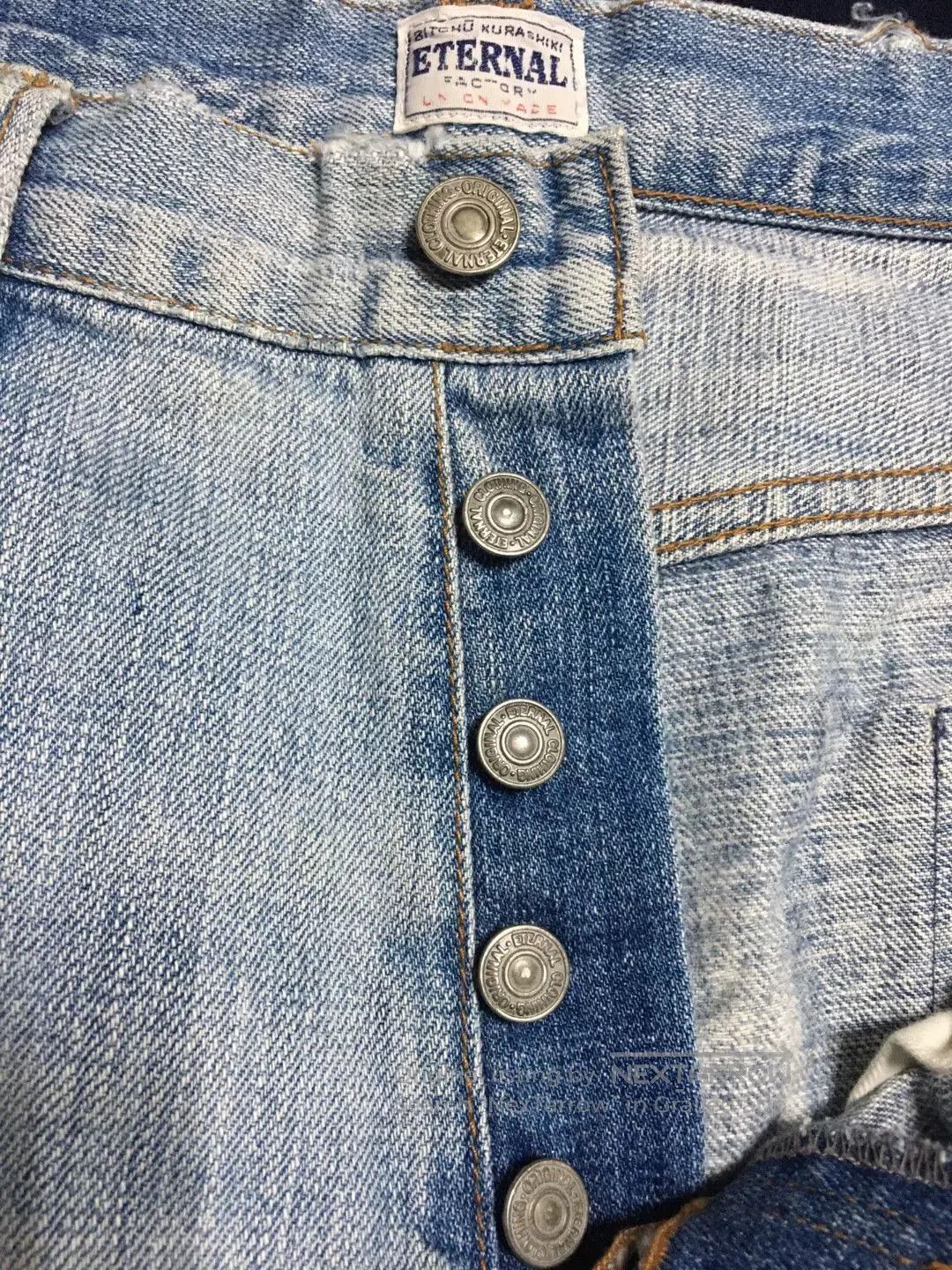 Eternal Eternal Japan Vintage Distressed Jeans. Size US 30 / EU 46 - 6 Thumbnail