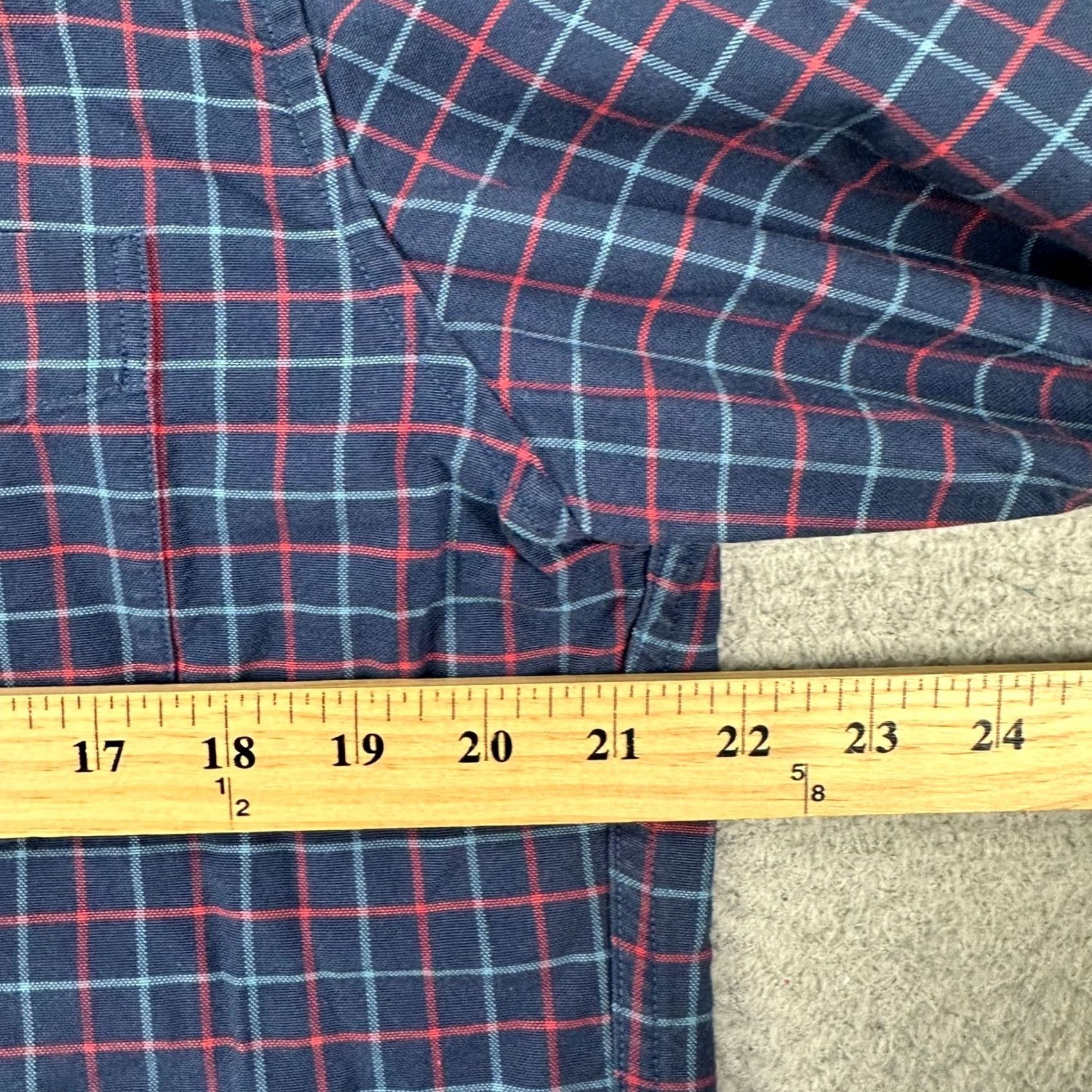 J.Crew J.Crew Mens Large Shirt Button Down Blue Red Plaid Slim Fit Pocket Button-Down Long Sleeve Casual Workwear Men Size US L / EU 52-54 / 3 - 7 Thumbnail