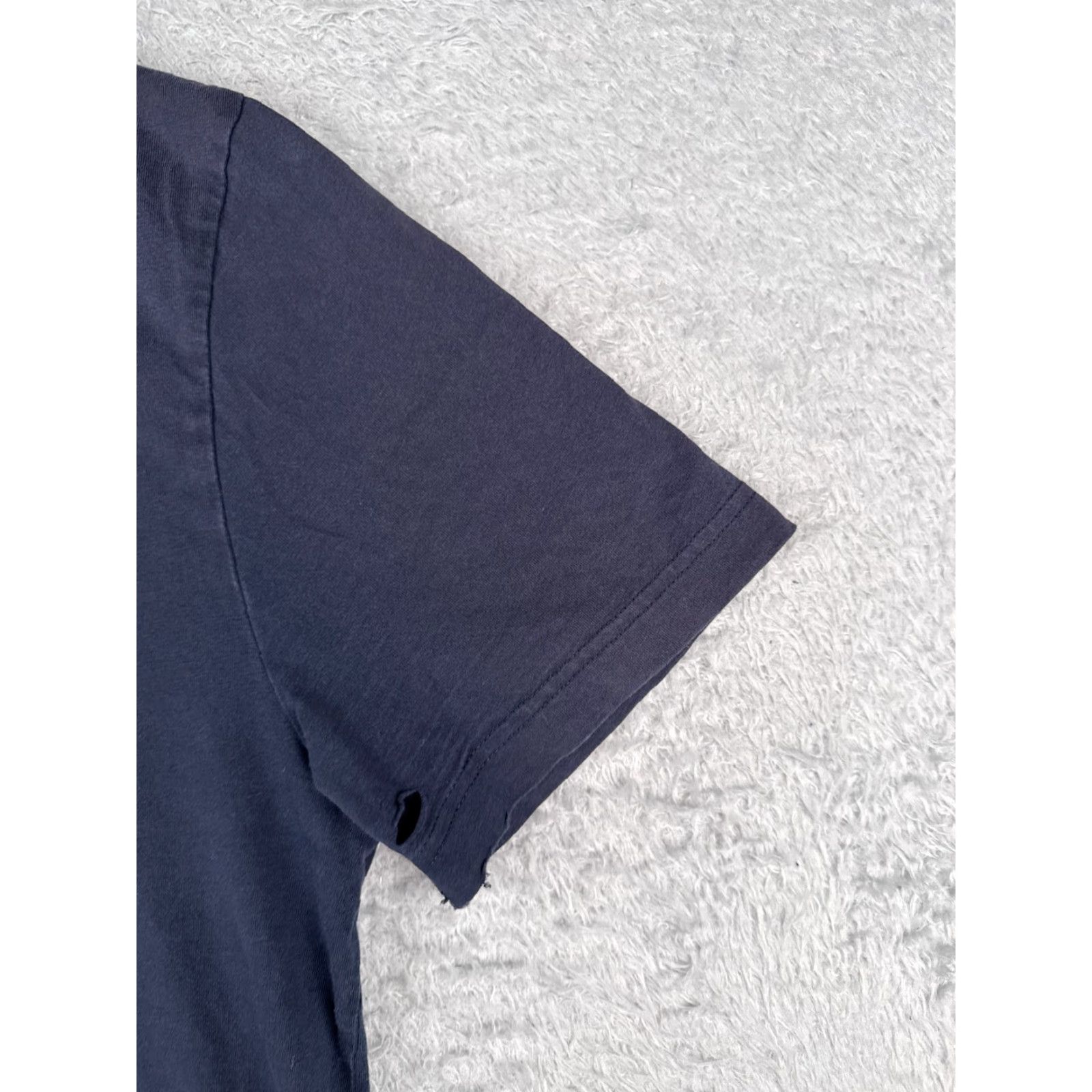 Tommy Hilfiger Tommy Hilfiger Shirt 2XL Blue Cotton Short Sleeve Crew Neck Mens Size US XXL / EU 58 / 5 - 2 Thumbnail