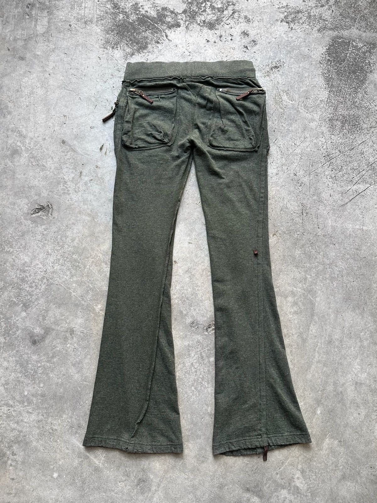 GOA GOA Flared Moss Green Sweatpants Size US 30 / EU 46 - 5 Thumbnail