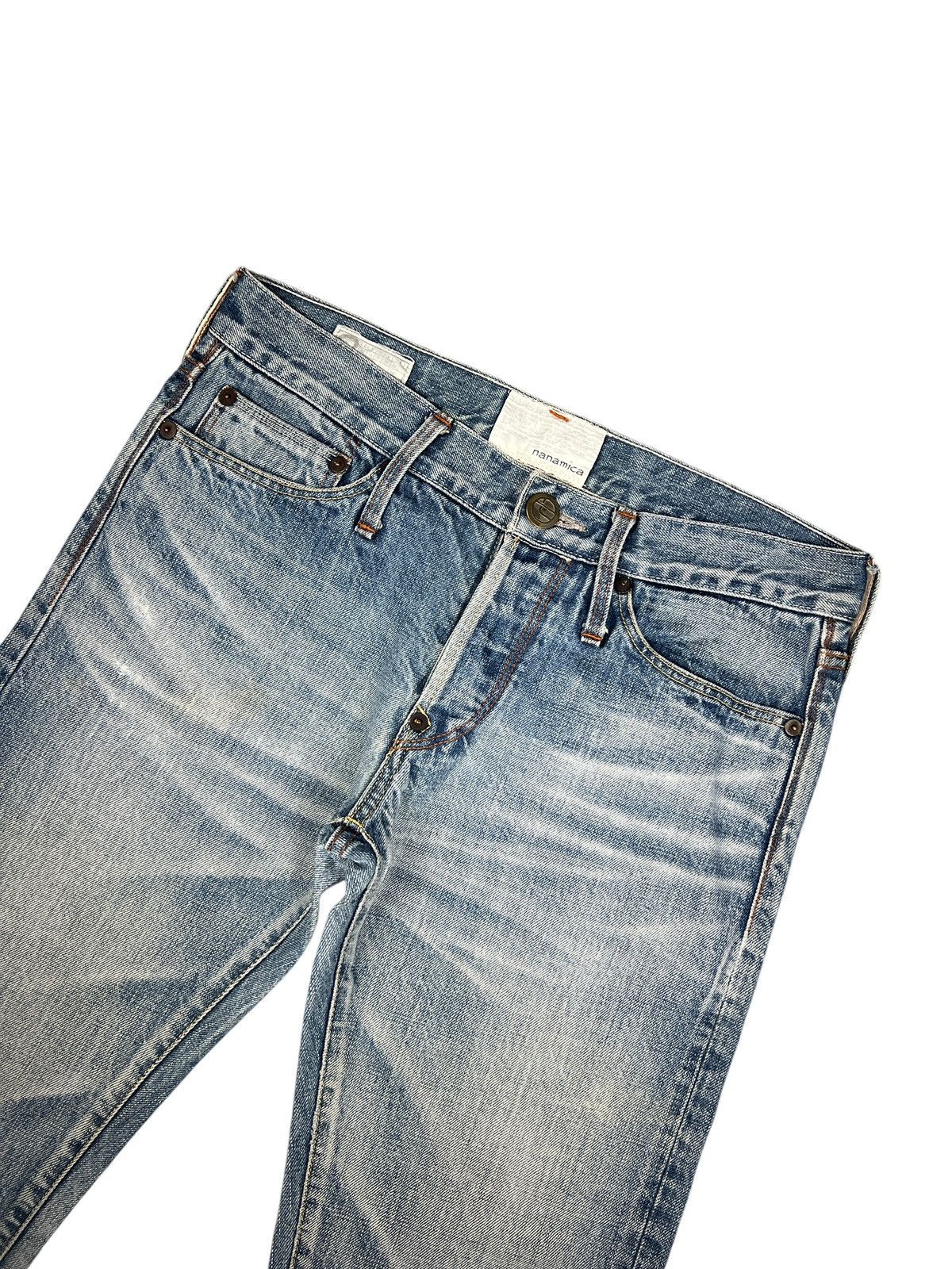 Japanese Brand × Nanamica Nanamica Half Selvedge Slim Denim Size US 31 - 5 Thumbnail
