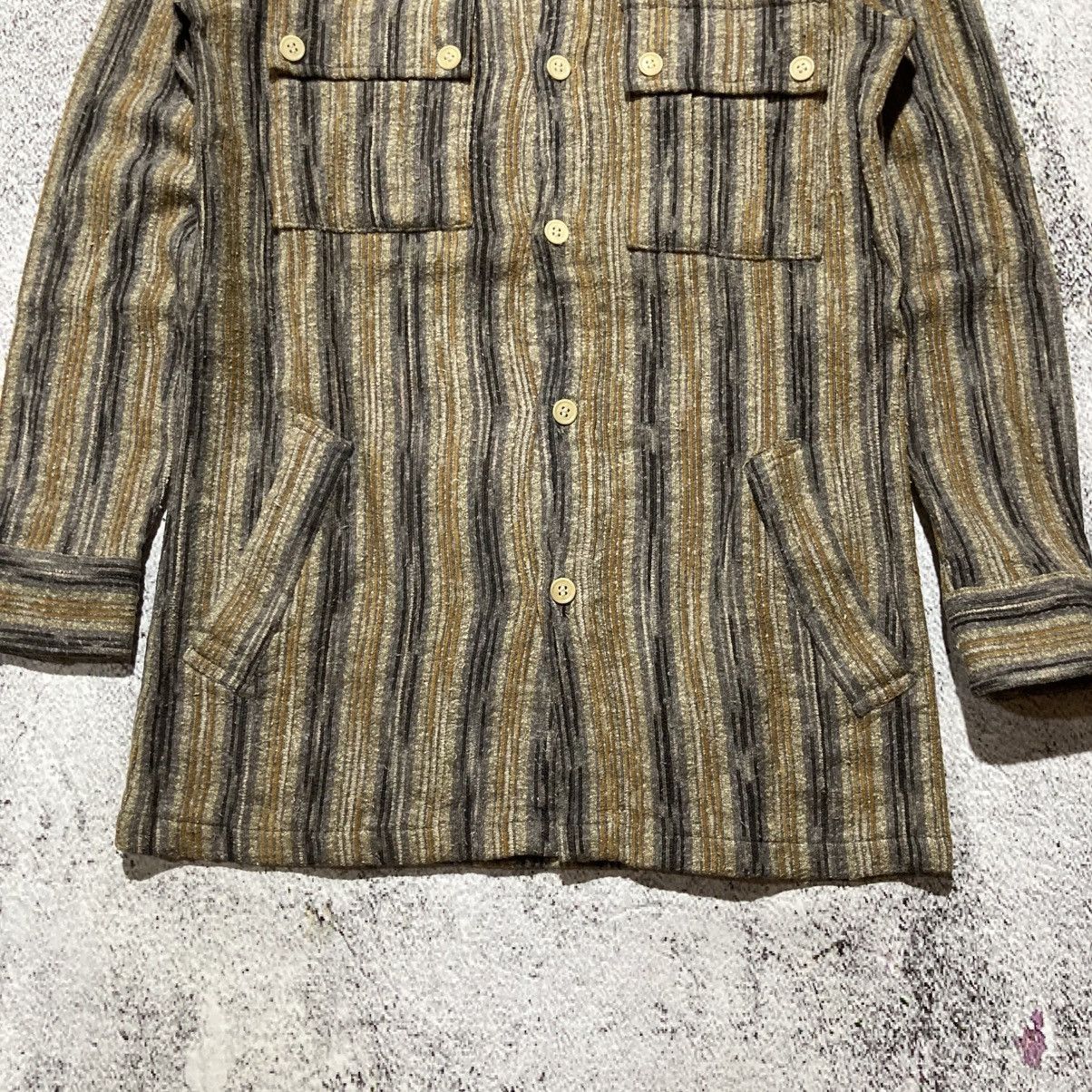Japanese Brand 🇯🇵 Vintage Katharine Hamnett London Texture Shirt Luxury Size US M / EU 48-50 / 2 - 5 Thumbnail
