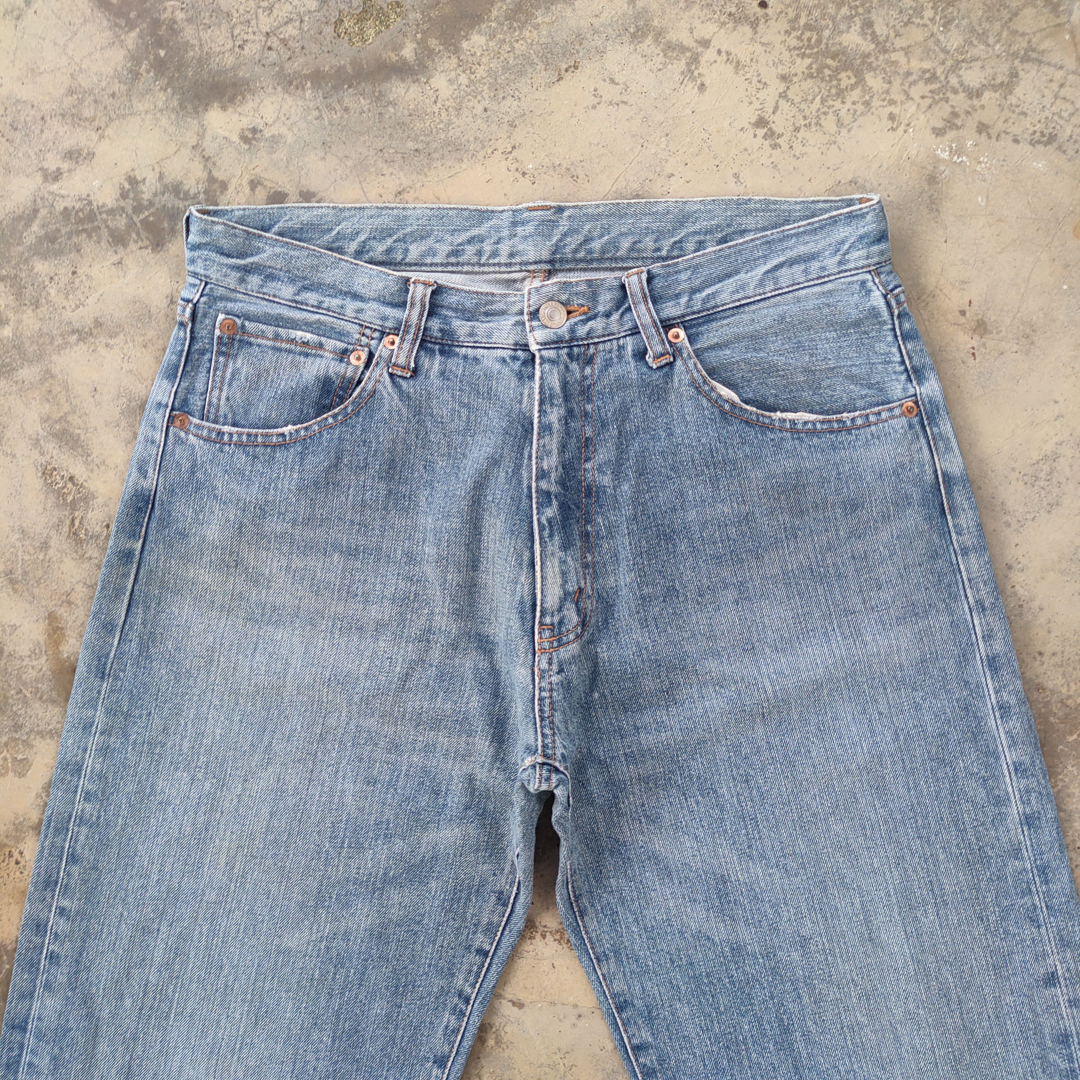 Japanese Brand W33 VINTAGE JAPANESE FAMOCK FADED JEANS DENIM PANTS Size US 33 - 3 Thumbnail