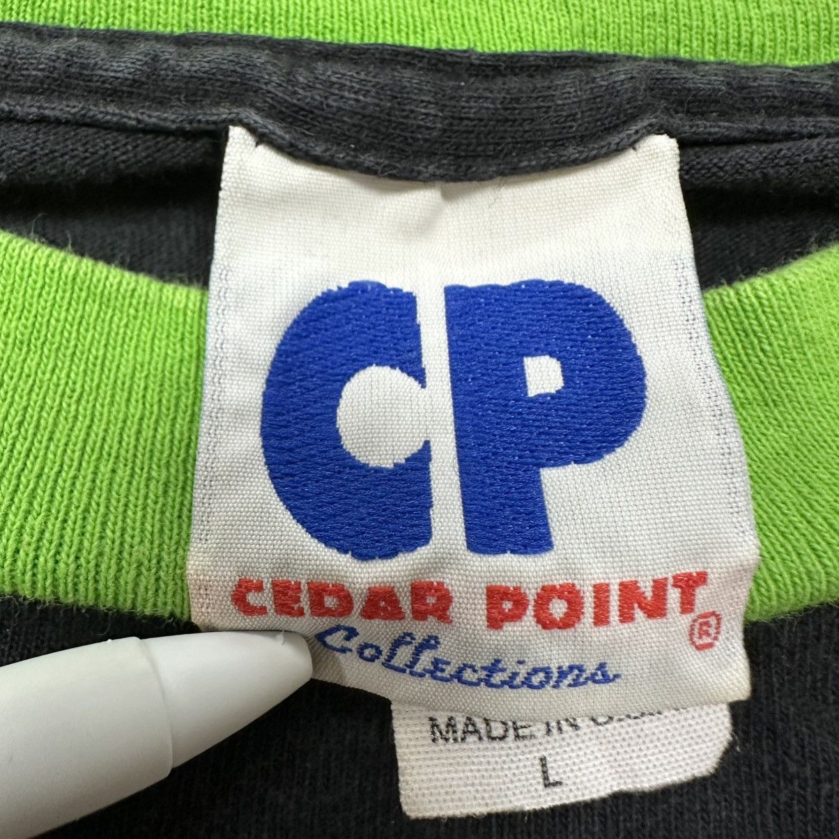 Vintage Vintage Cedar Point Raptor Rollercoaster Shirt Made in USA L Size US L / EU 52-54 / 3 - 6 Thumbnail