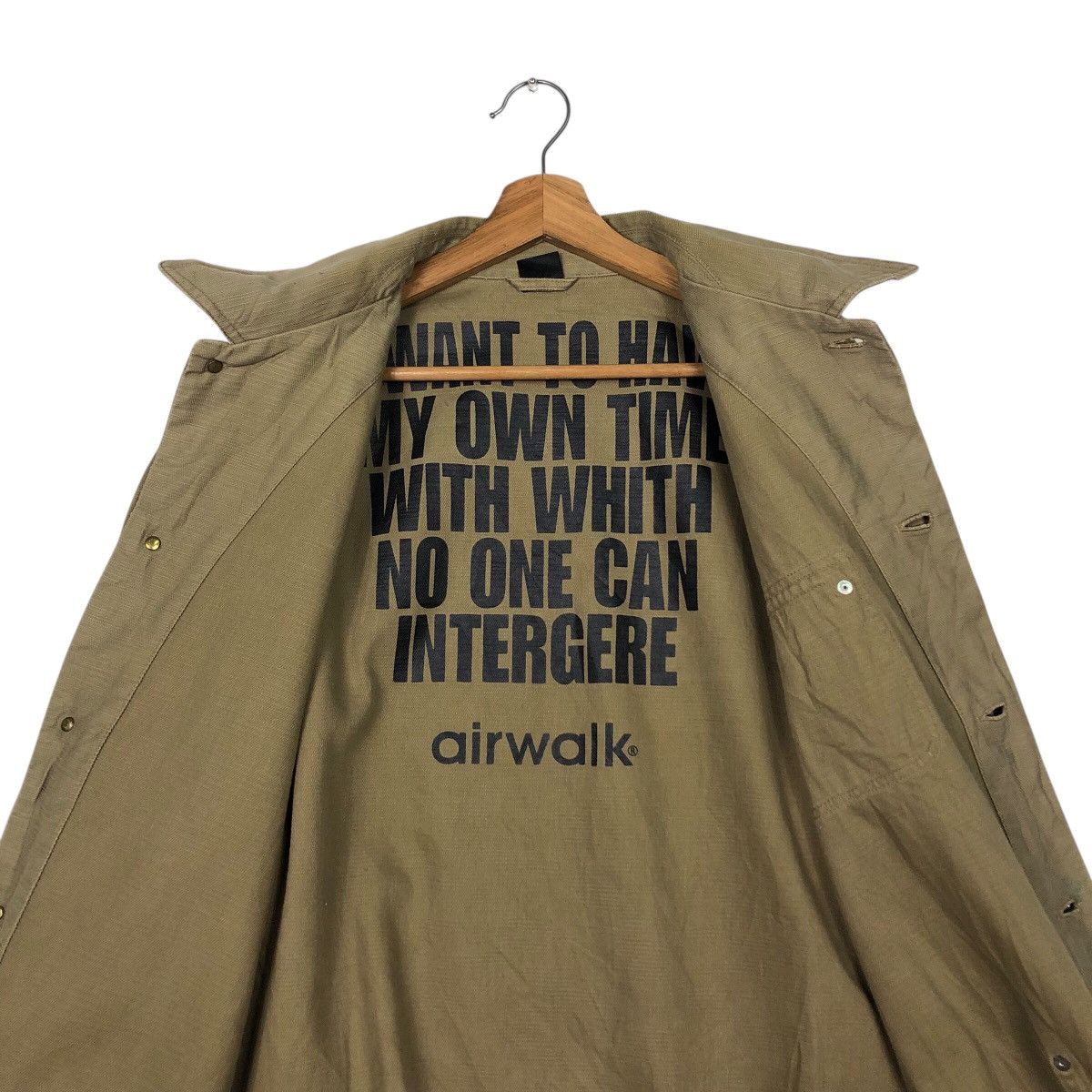 Japanese Brand 📌Vintage Chore Work Military Design Air Walk Punk Design Size US L / EU 52-54 / 3 - 15 Thumbnail