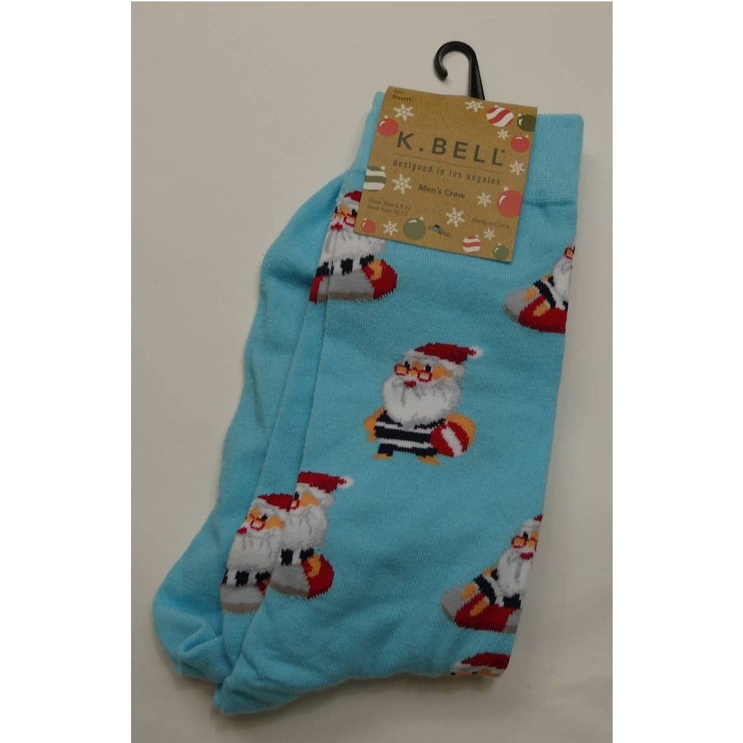 Bellerose K. BELL Christmas Santa crew sock, size 7.5-11.5, brand new Size ONE SIZE - 1 Preview