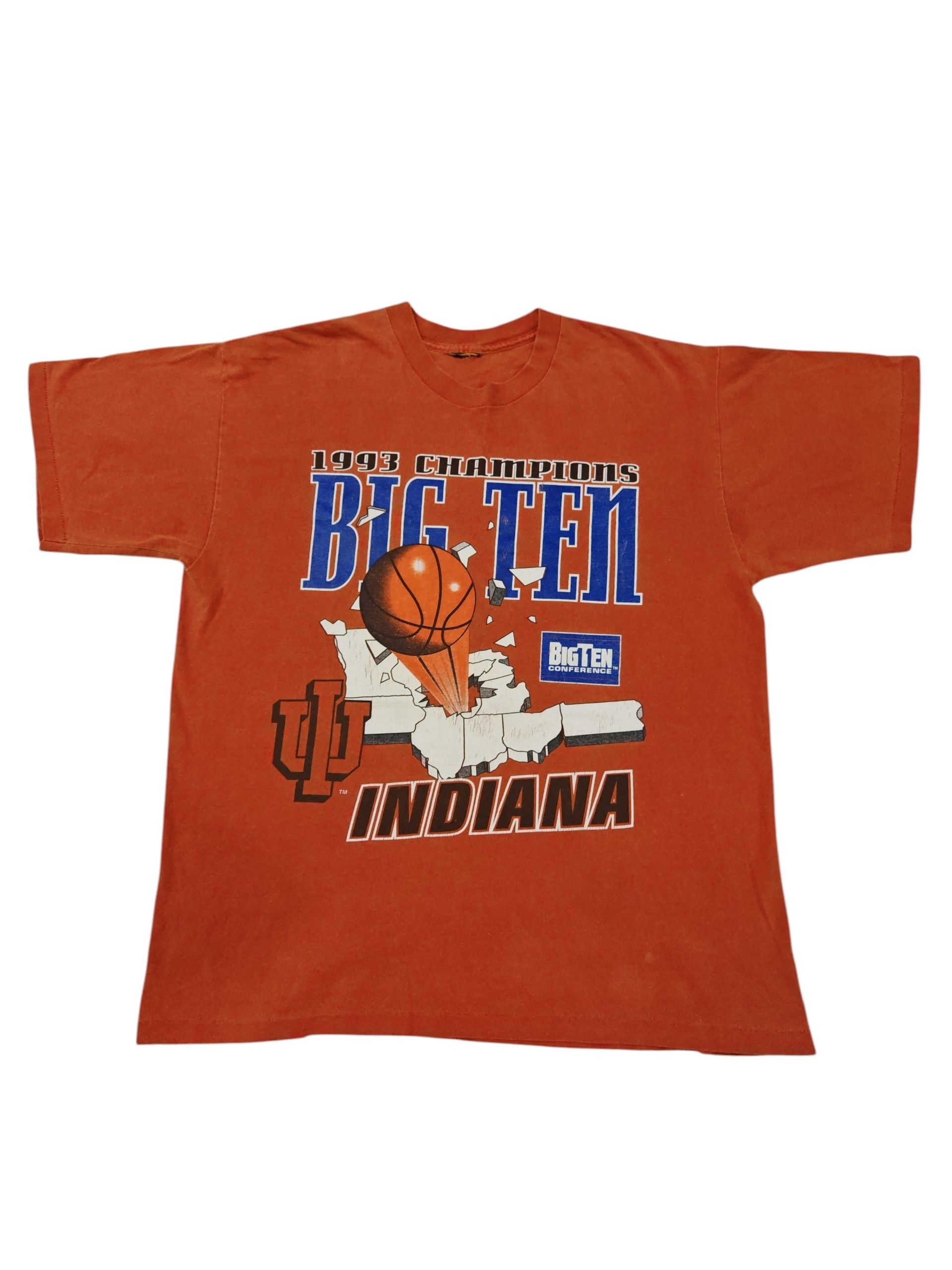 Vintage Vintage 1993 Champions Big Ten Indiana Tees Size US XL / EU 56 / 4 - 1 Thumbnail