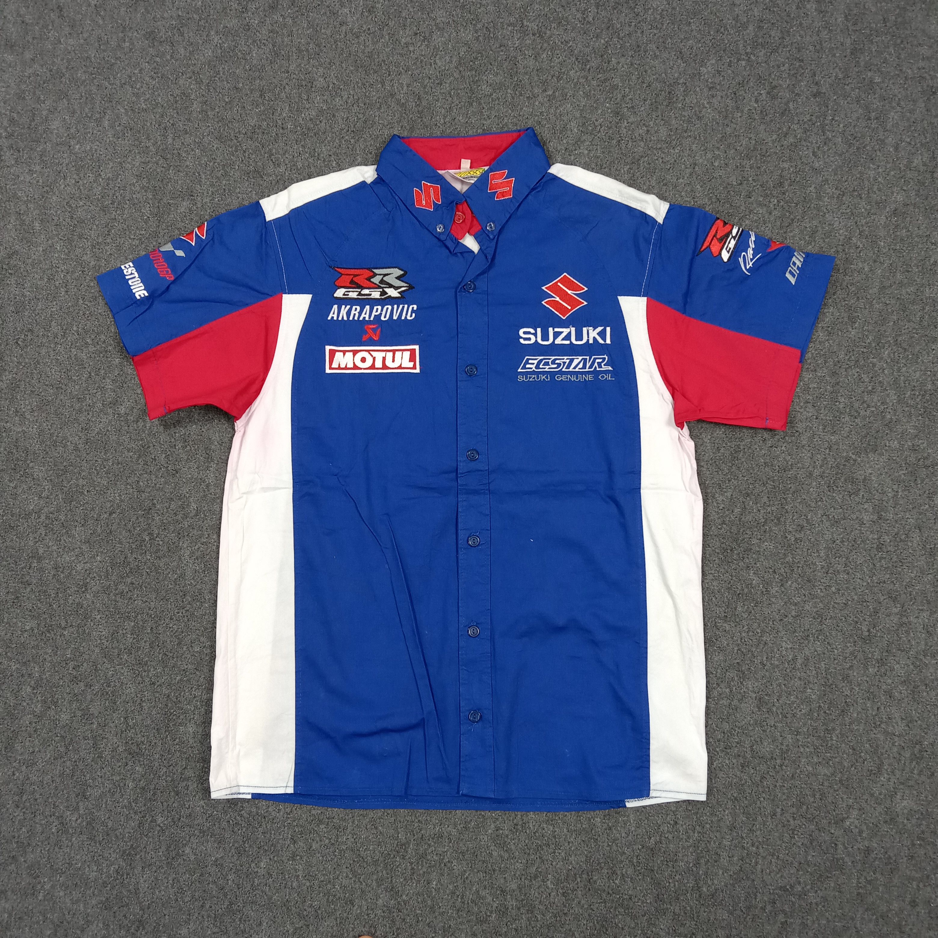 Japanese Brand Suzuki Hayabusa Racing Superbike Work Shirt C294N67 Size US S / EU 44-46 / 1 - 3 Thumbnail