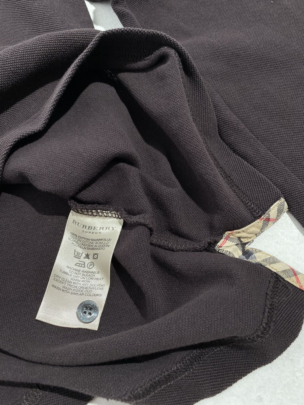 Burberry × Vintage Vintage Burberry long sleeve brown Size US M / EU 48-50 / 2 - 7 Thumbnail