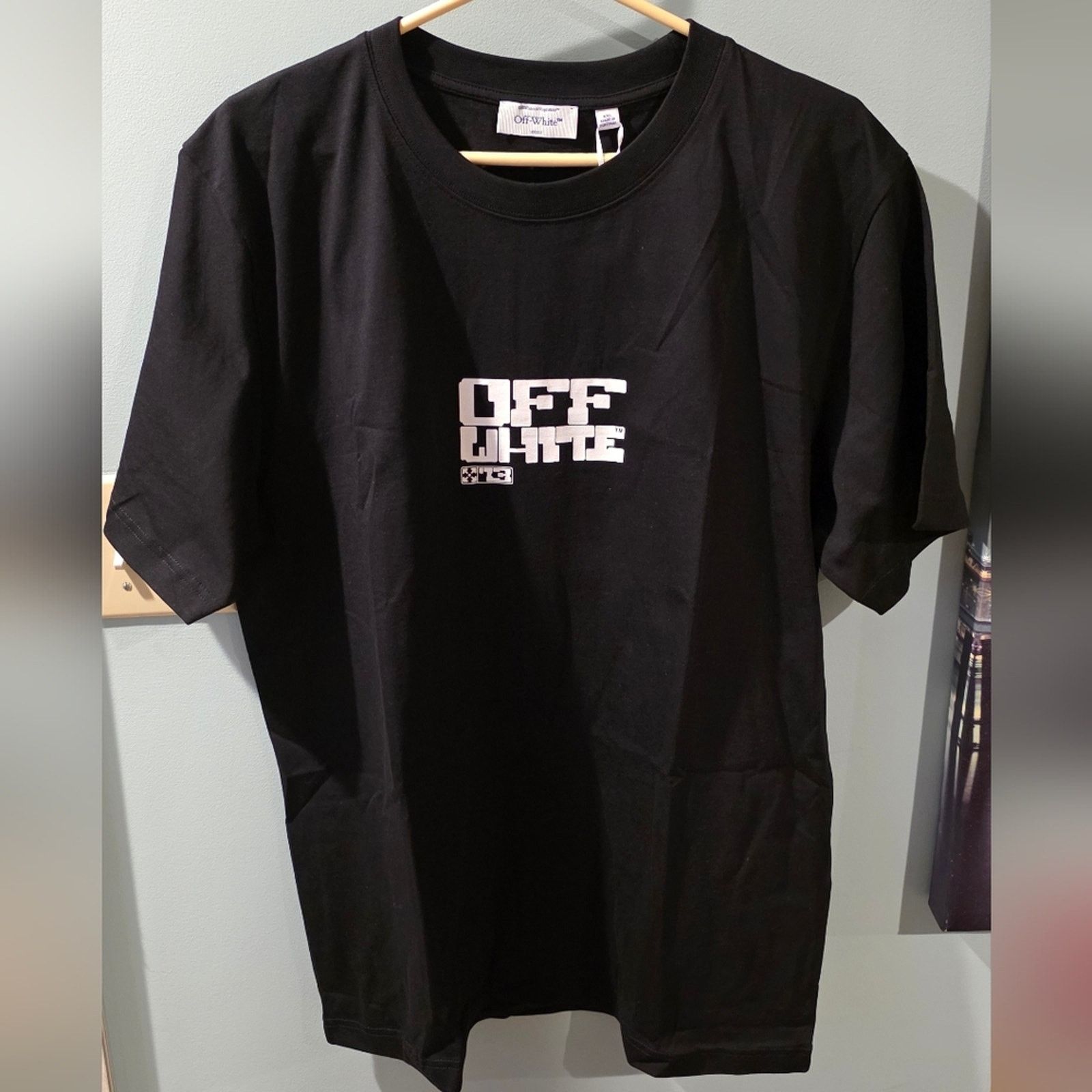 Off-White DSWT Off-White c/o Virgil Abloh Black Tech Arrow Slim Tee Size US XXL / EU 58 / 5 - 1 Thumbnail