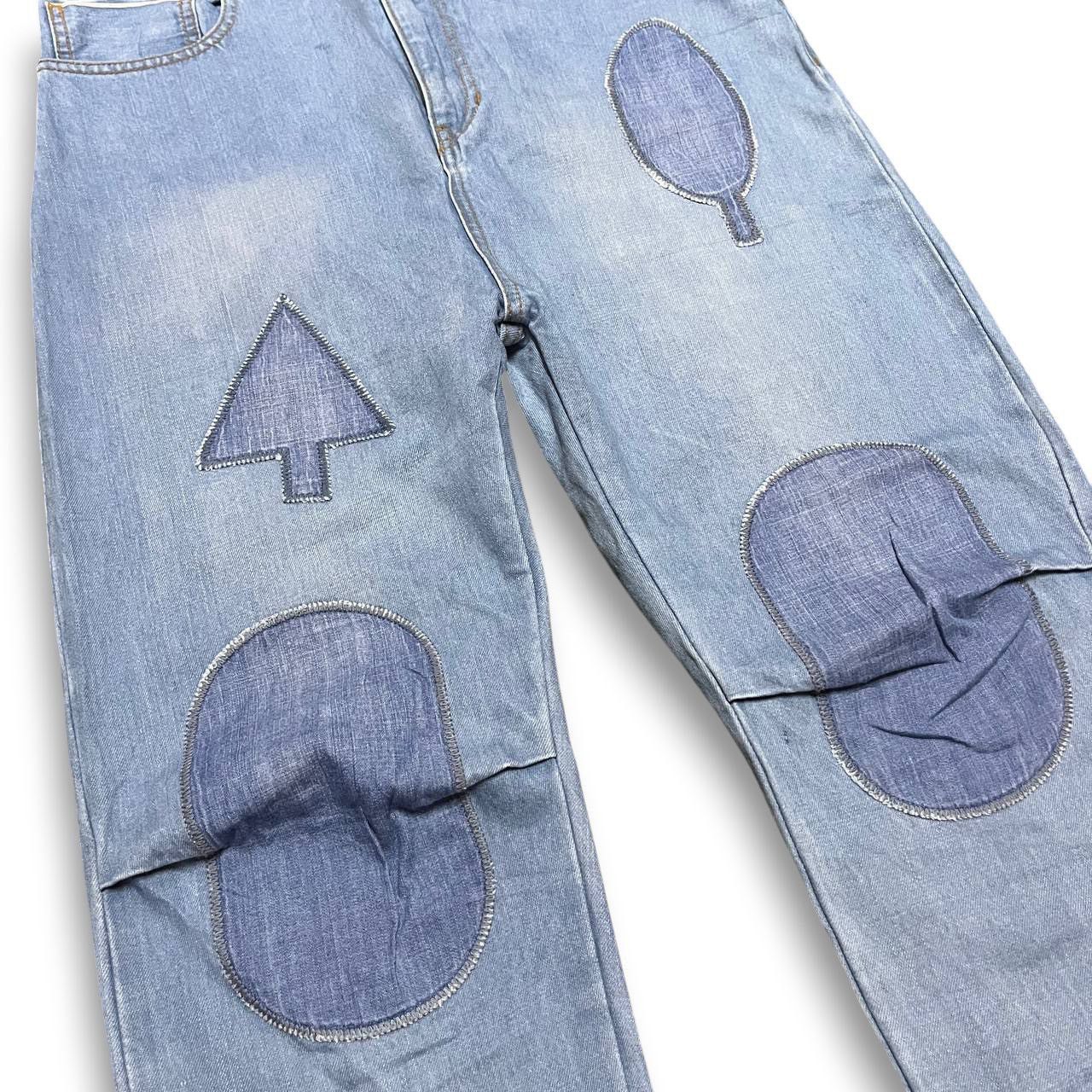 Issey Miyake × Japanese Brand × Ne-Net Ne-Net Selvedge Hybrid Patchwork Denim Jeans Pants Size US 31 - 6 Thumbnail