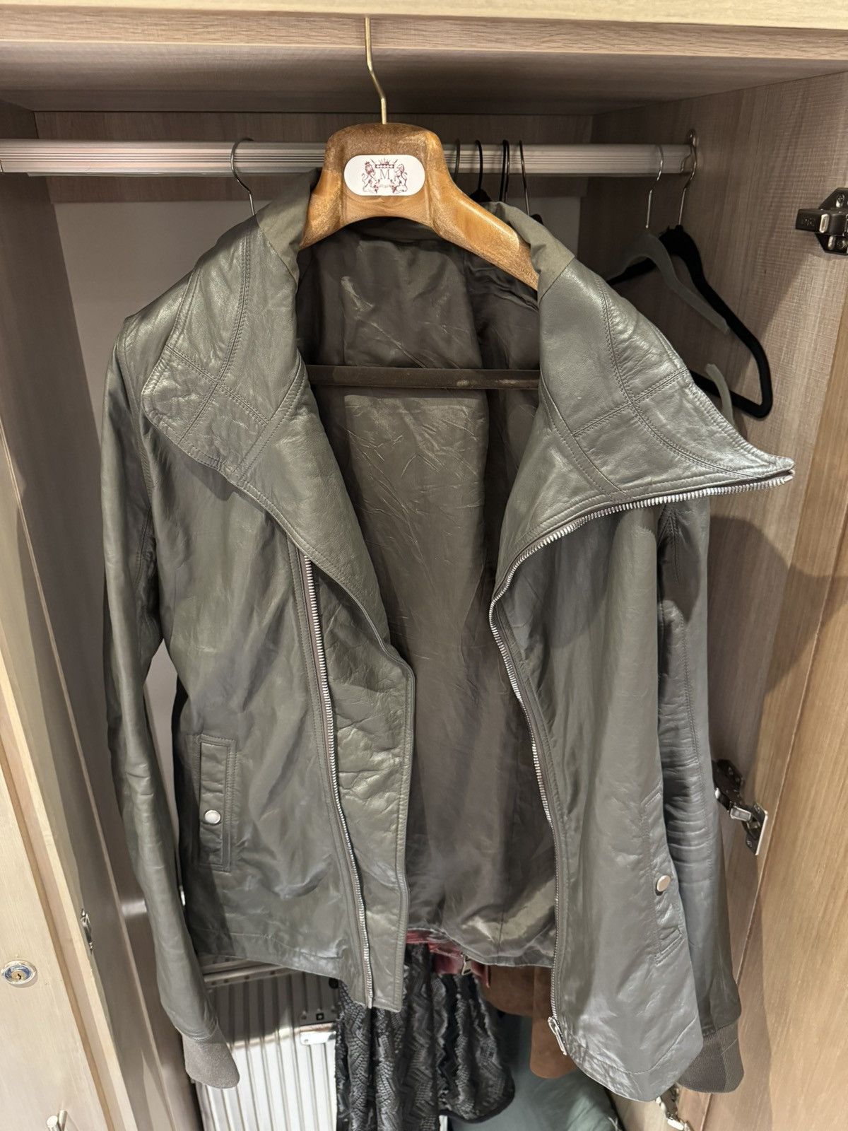 Rick Owens Rick Owen’s SS15 leather jacket 54 Size US L / EU 52-54 / 3 - 1 Thumbnail