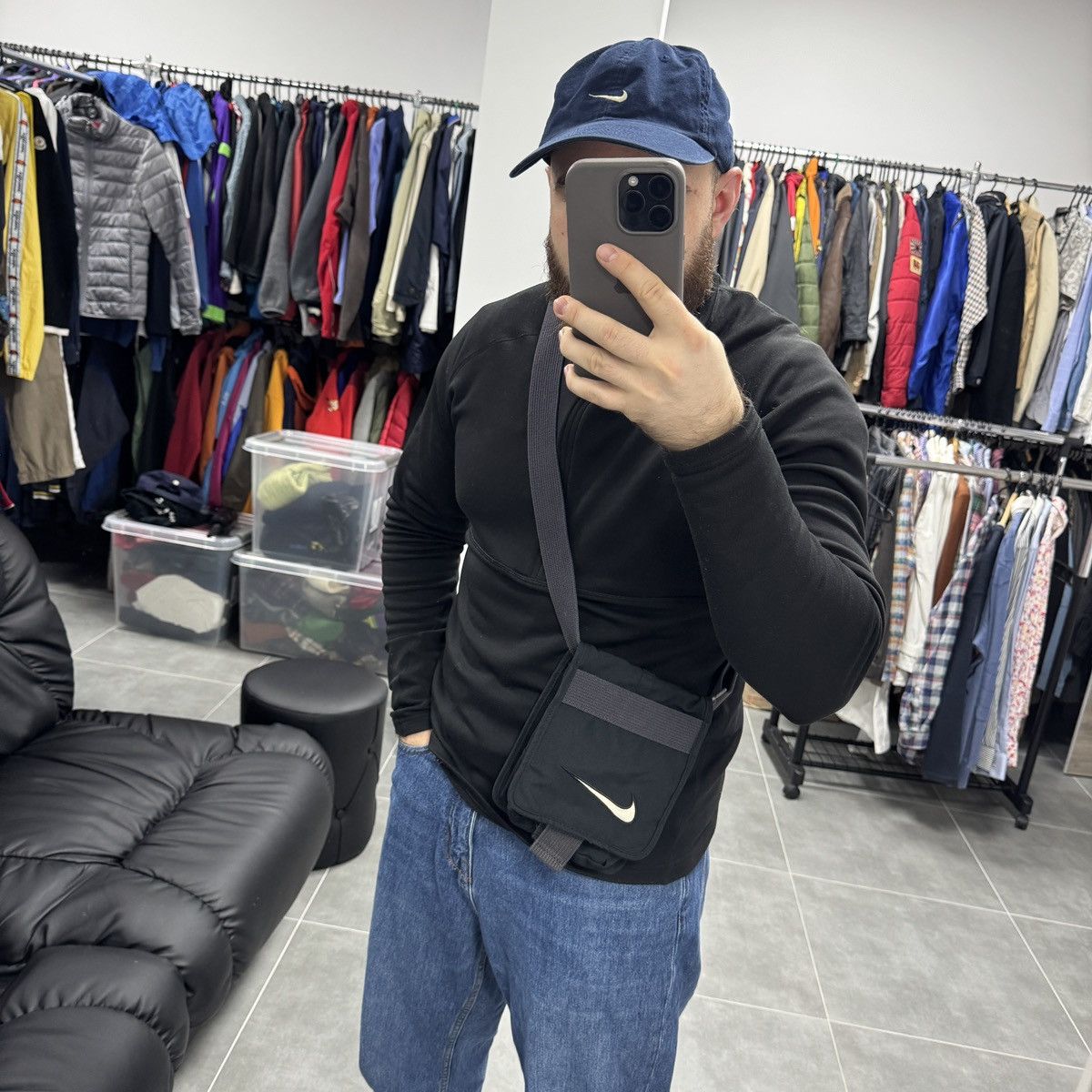 Nike × Vintage Vintage Nike Shoulder Bag Size ONE SIZE - 2 Thumbnail