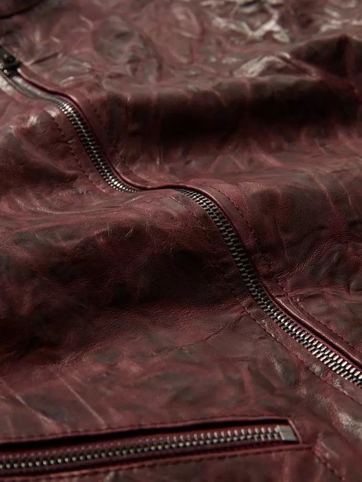 John Varvatos Vicarage racer leather jacket. Size EU 48 USA 38 Size US M / EU 48-50 / 2 - 8 Thumbnail