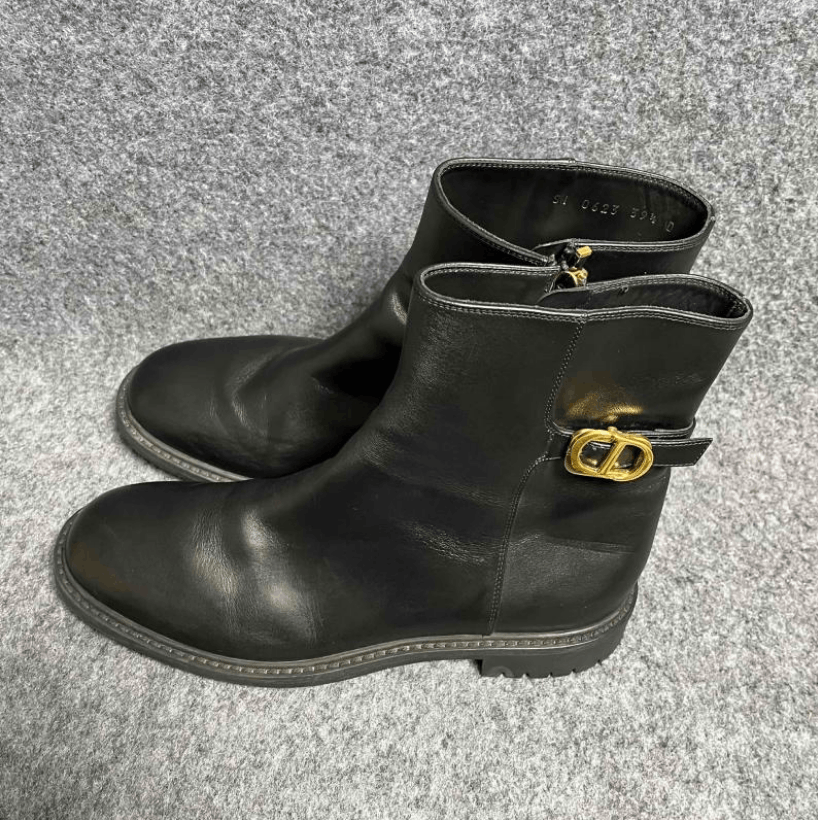 Dior Dior Calfskin Leather Ankle Boots Size US 9.5 / IT 39.5 - 1 Thumbnail