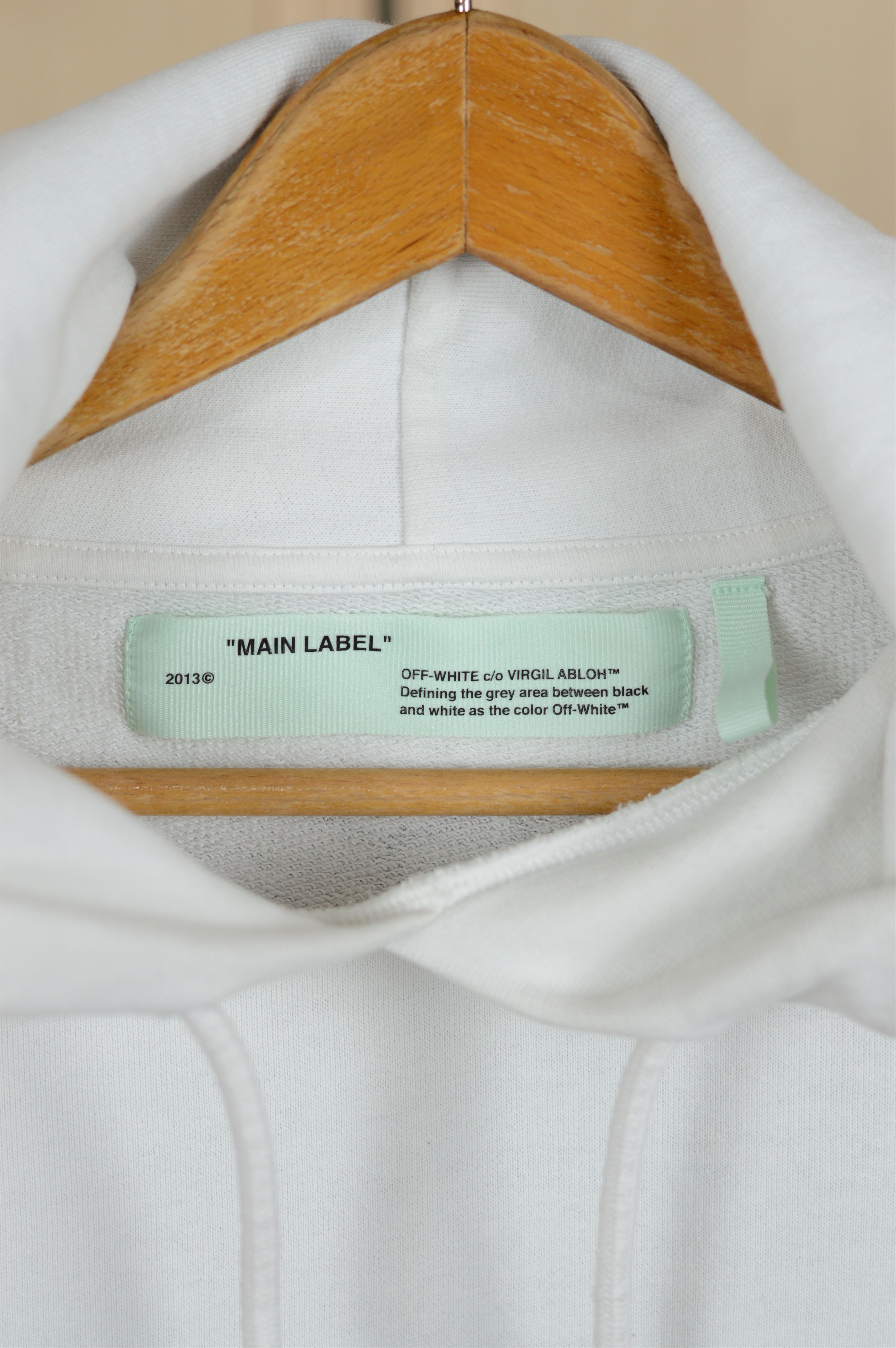 Off-White Off White "Cut Off" Caravaggio Print Hoodie White Size US S / EU 44-46 / 1 - 10 Thumbnail