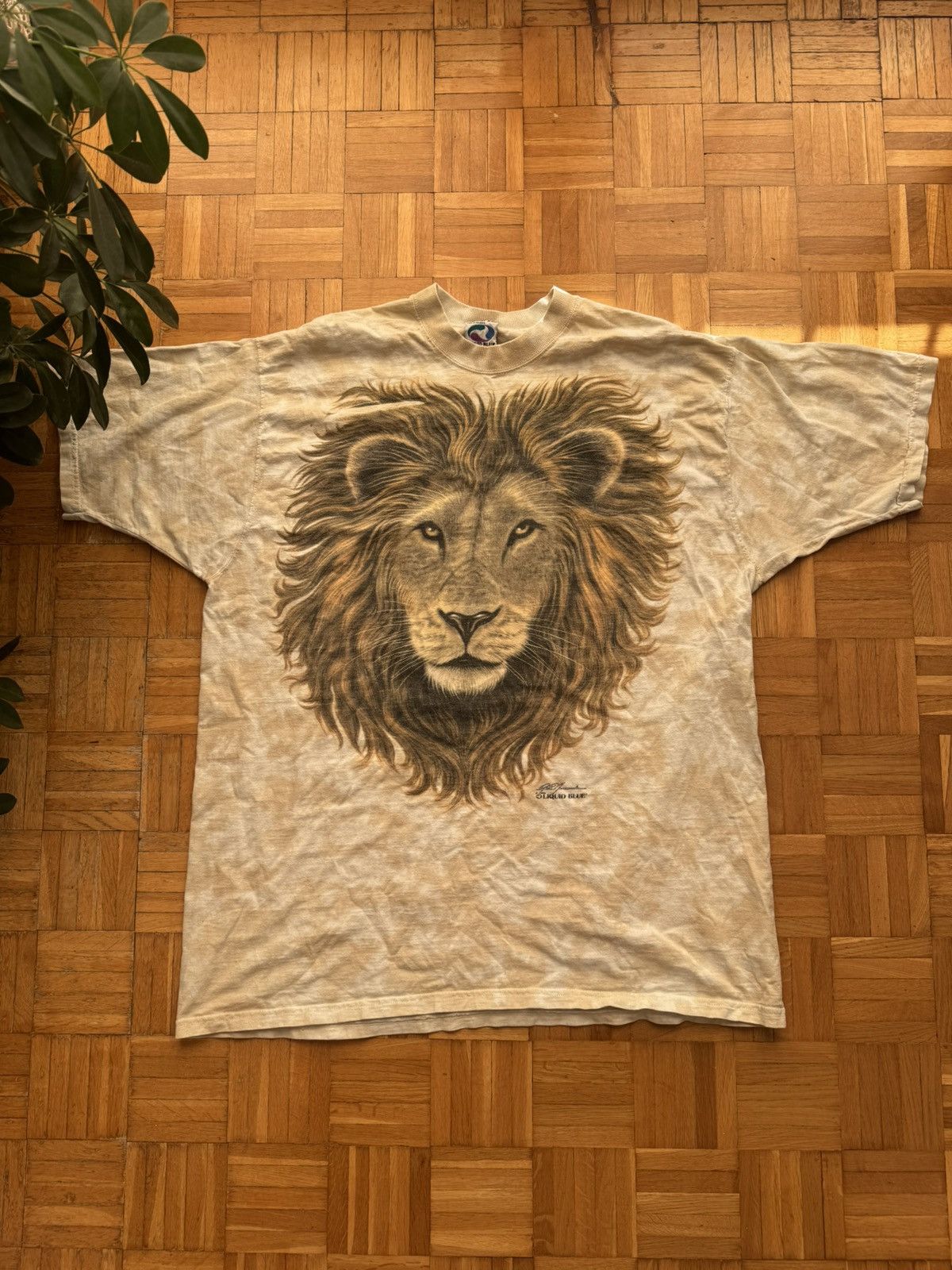 Liquid Blue Vintage T-Shirt Liquid Blue Made In Usa Lion 1994 Size US XXL / EU 58 / 5 - 1 Thumbnail