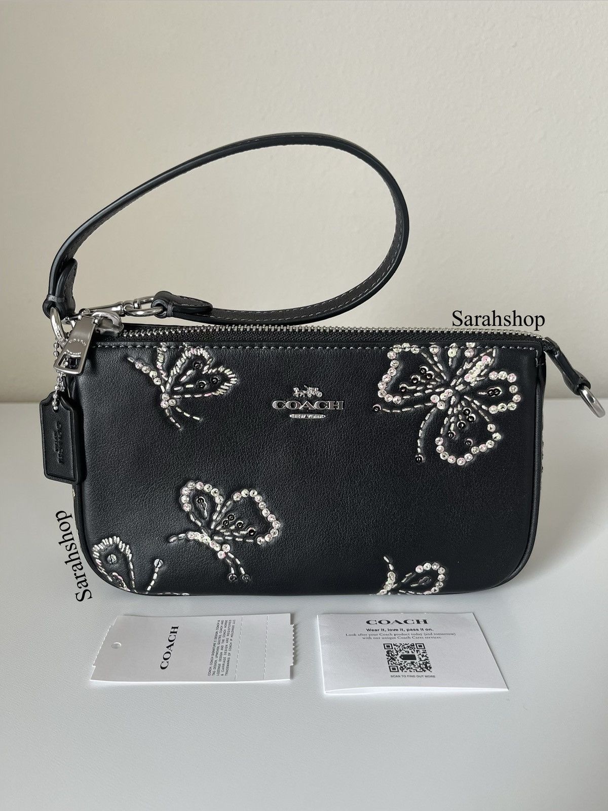 Coach Coach Nolita 19 With Sparkly Butterfly Print Size ONE SIZE - 1 Thumbnail