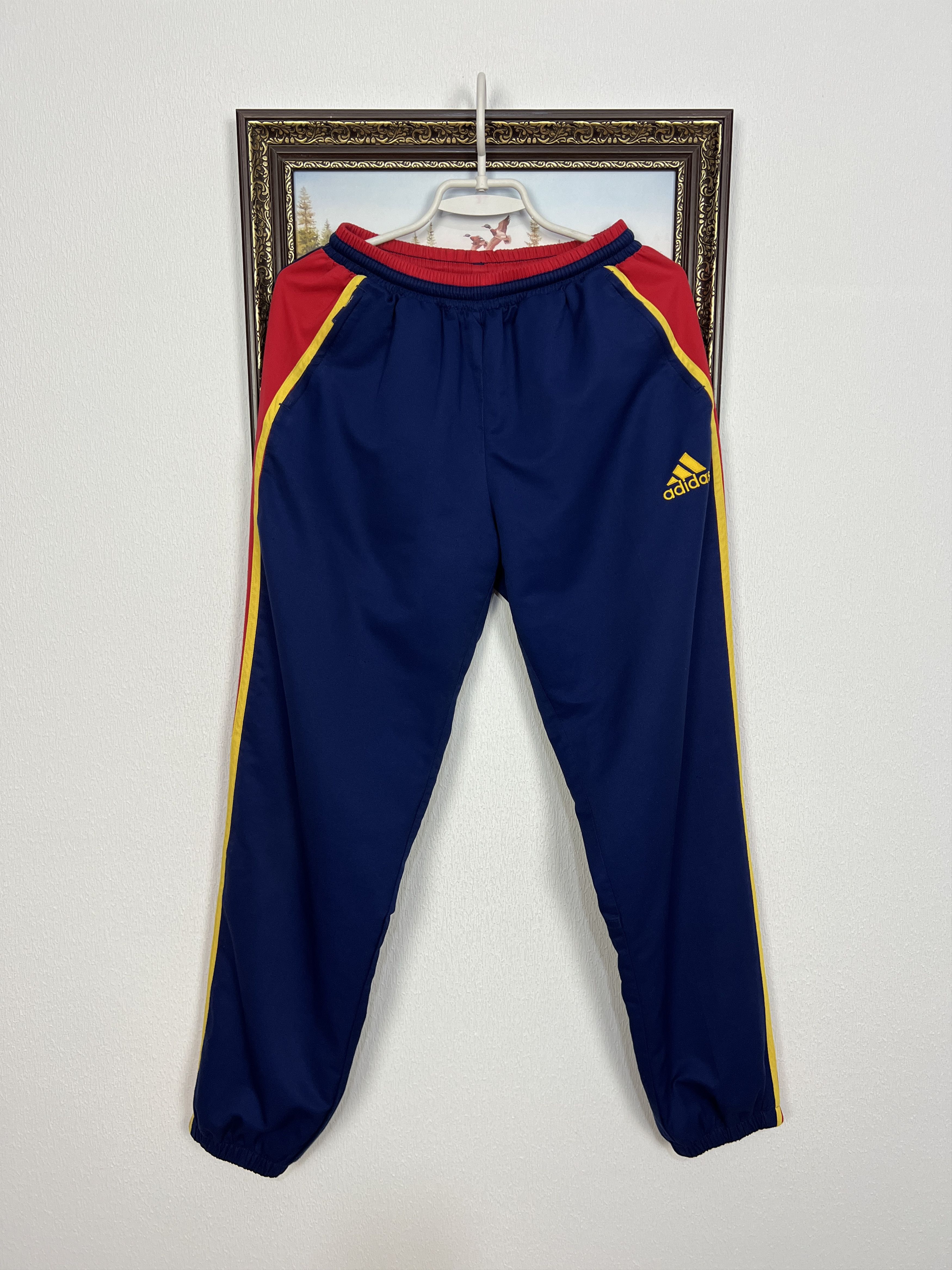 Adidas Vintage Adidas Romania Football Pants National Sweatpants Size US 30 / EU 46 - 1 Thumbnail
