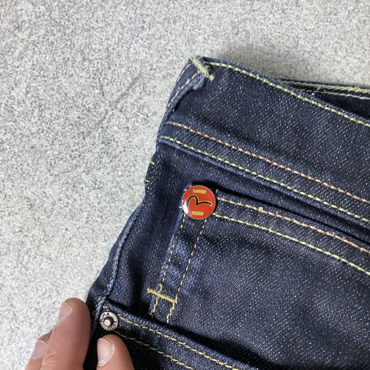 Evisu × Puma Vintage Evisu x Puma Jeans Size US 32 / EU 48 - 12 Thumbnail