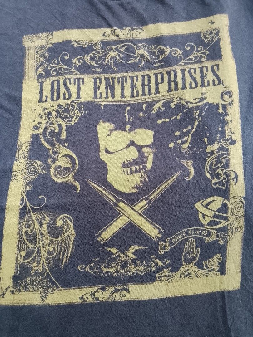 Lost Enterprises Lost Enterprise Skull Crossbone Skate Tee Size US L / EU 52-54 / 3 - 3 Thumbnail