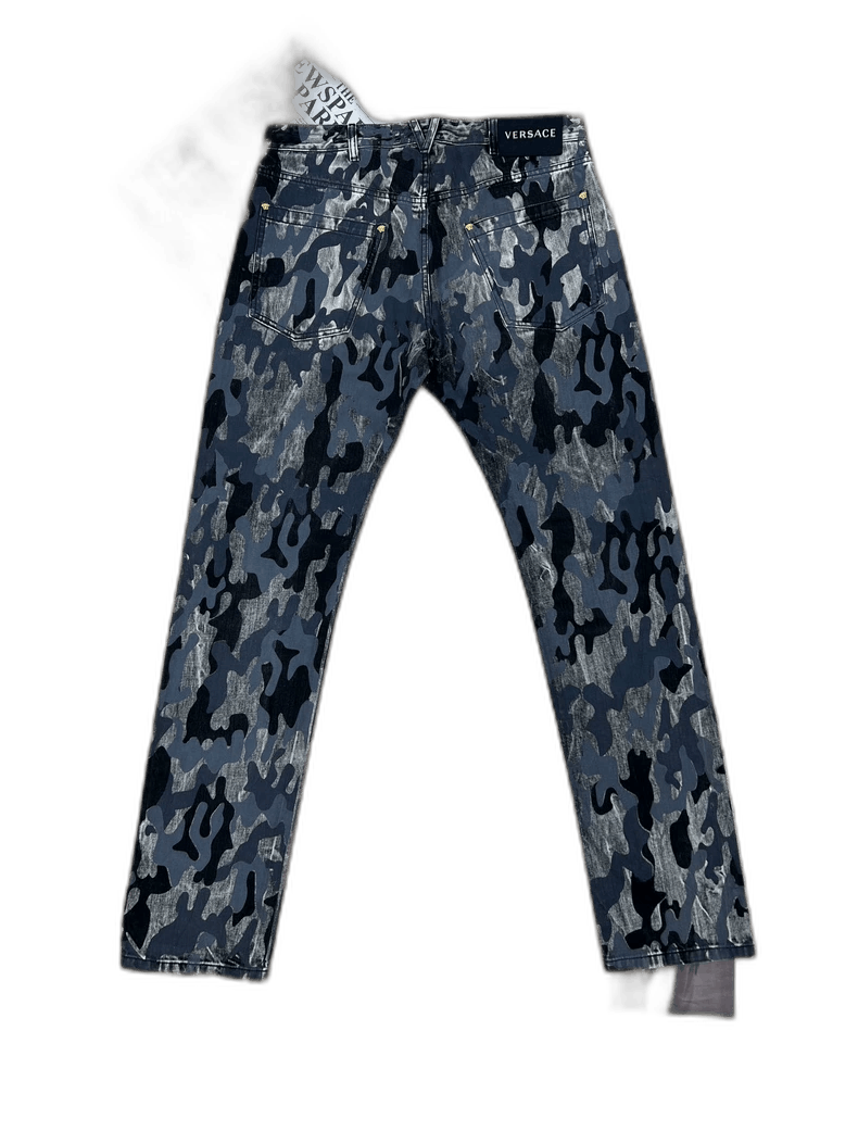 Versace Versace Camo Limited Edition Slim Fit Jeans Size US 34 / EU 50 - 1 Thumbnail