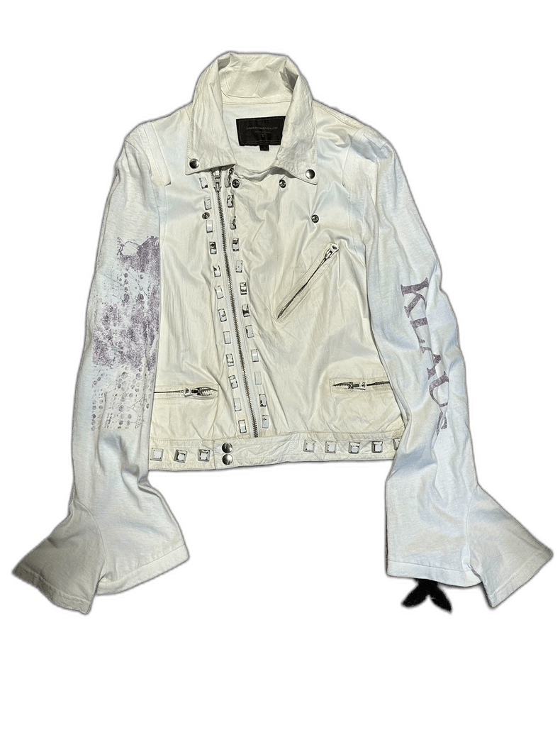 Undercover Undercover White Leather Jacket Size XL Size US XL / EU 56 / 4 - 1 Thumbnail