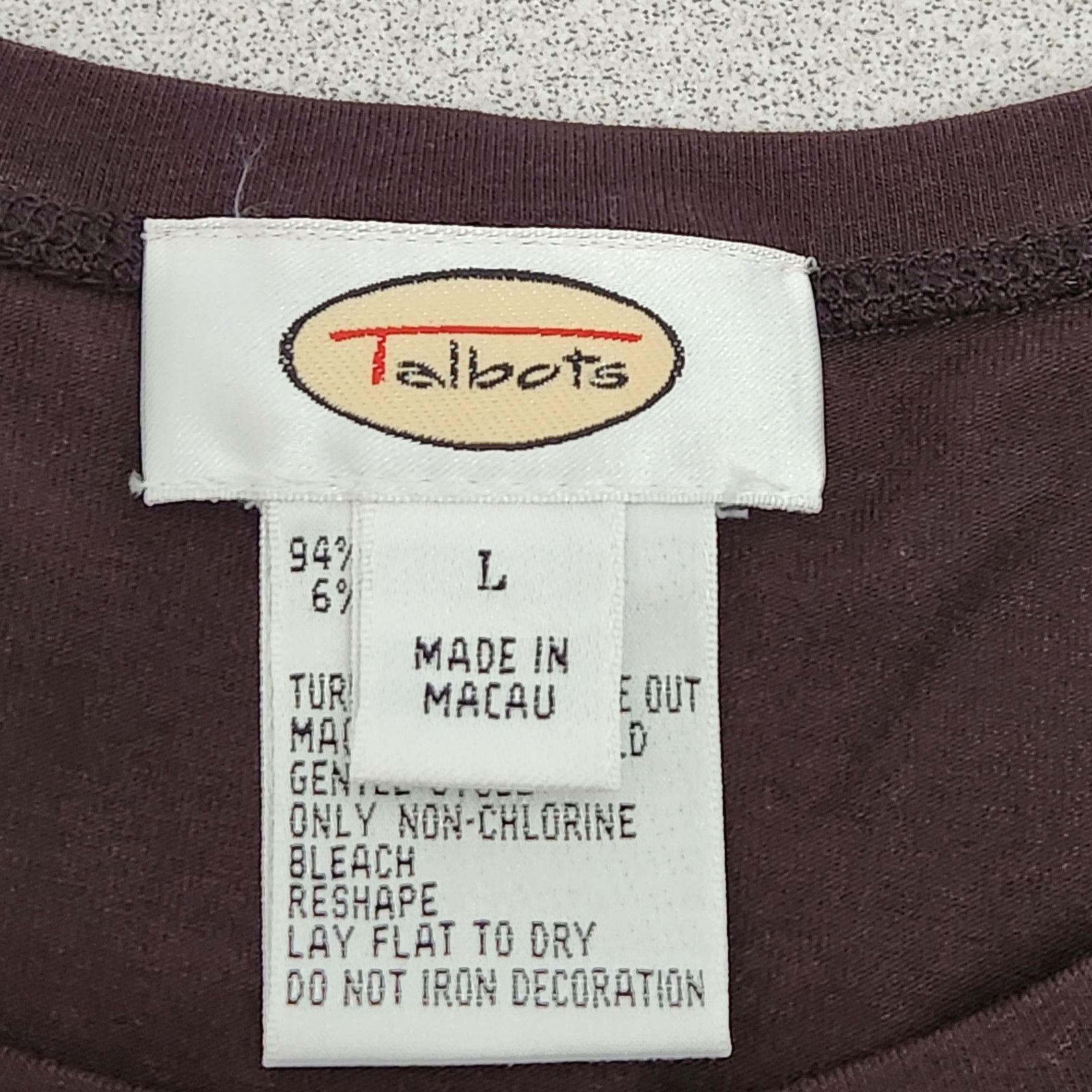 Other Talbots Brown Diamond Rhinestones Sleeveless Top Large Soft Size L / US 10 / IT 46 - 4 Thumbnail