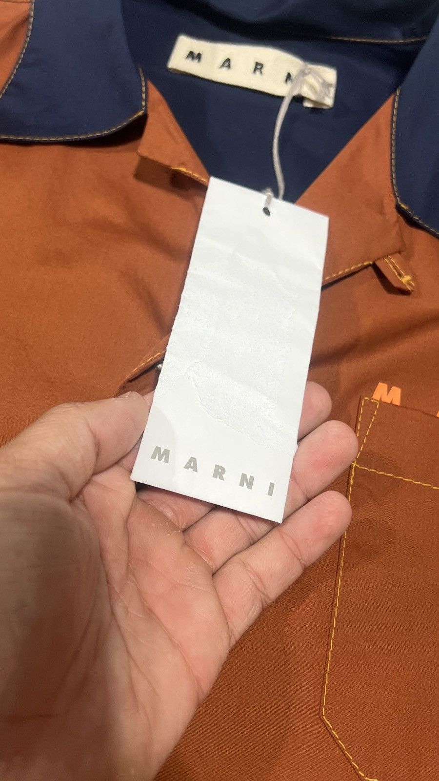 Marni Marni Button Up Pocket Logo Size US S / EU 44-46 / 1 - 5 Thumbnail