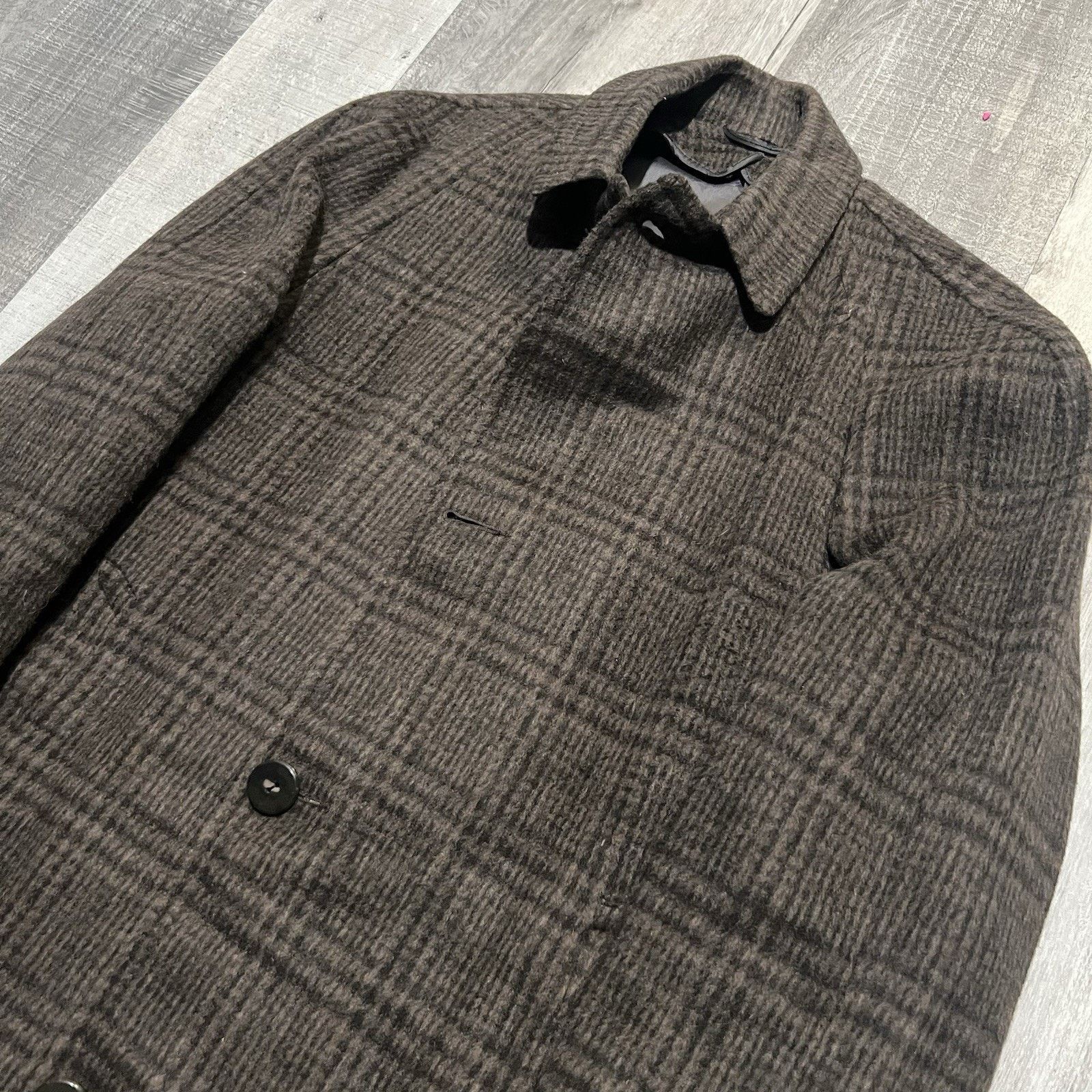 Brooks Brothers VTG Brooks Brothers 70s/80s Wool Overcoat Trench Shaggy 44 Size US L / EU 52-54 / 3 - 3 Thumbnail