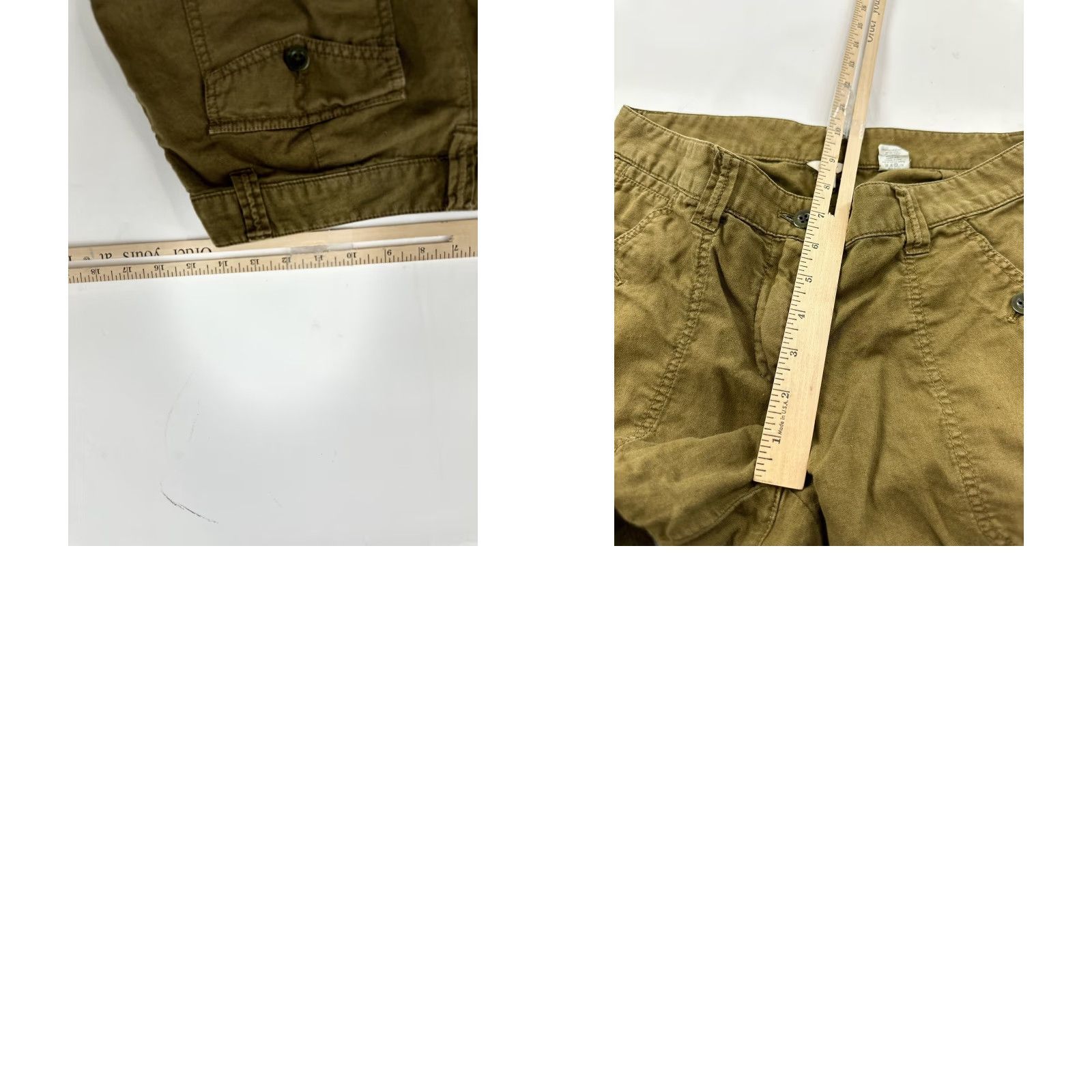 J.Crew J.Crew Women's Pants Cropped Brown Green Utility 6 Crop Size 28" / US 6 / IT 42 - 8 Thumbnail