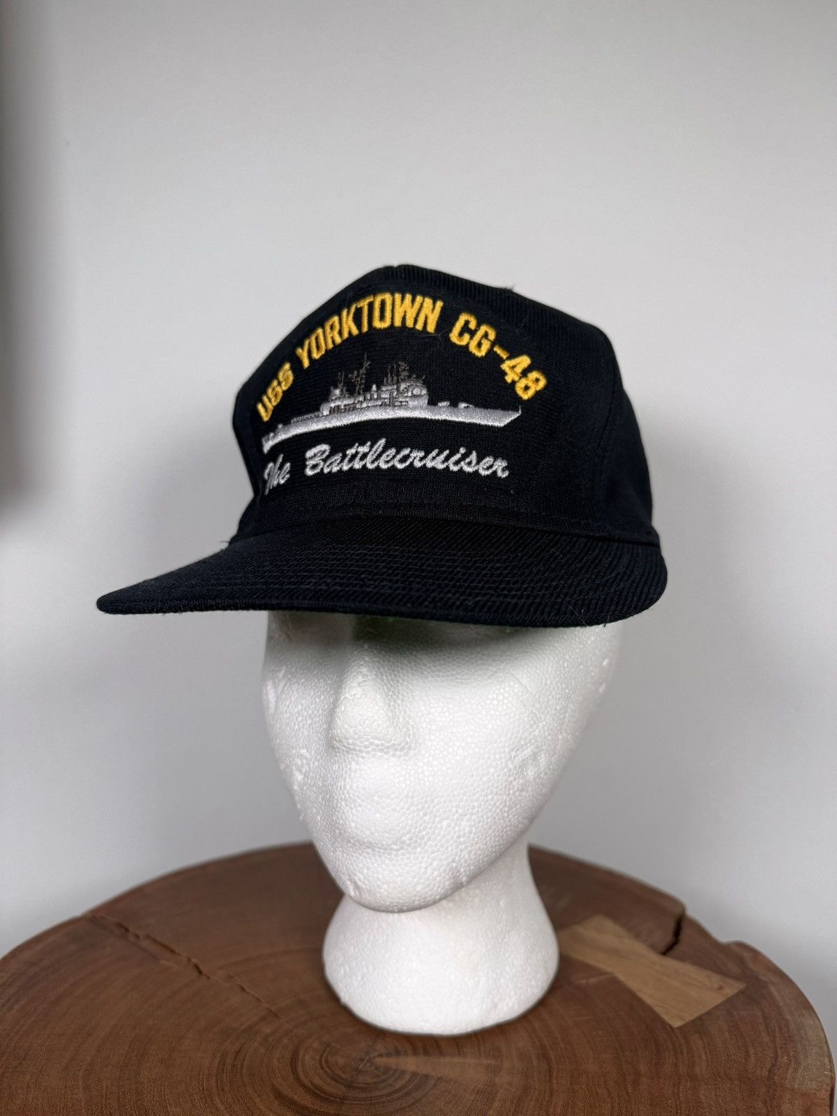 Vintage Vintage Made in USA Navy Military Ship Trucker Hat Size ONE SIZE - 1 Thumbnail
