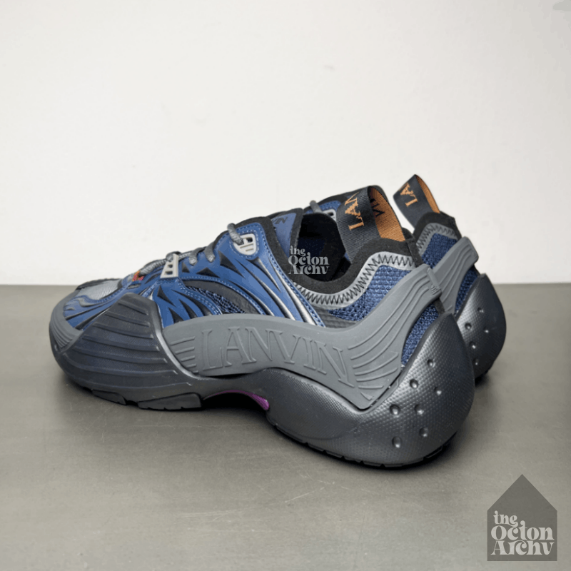 Lanvin Lanvin Flash-X Low Top Sneakers 'Dark Blue' Size US 10 / EU 43 - 2 Thumbnail