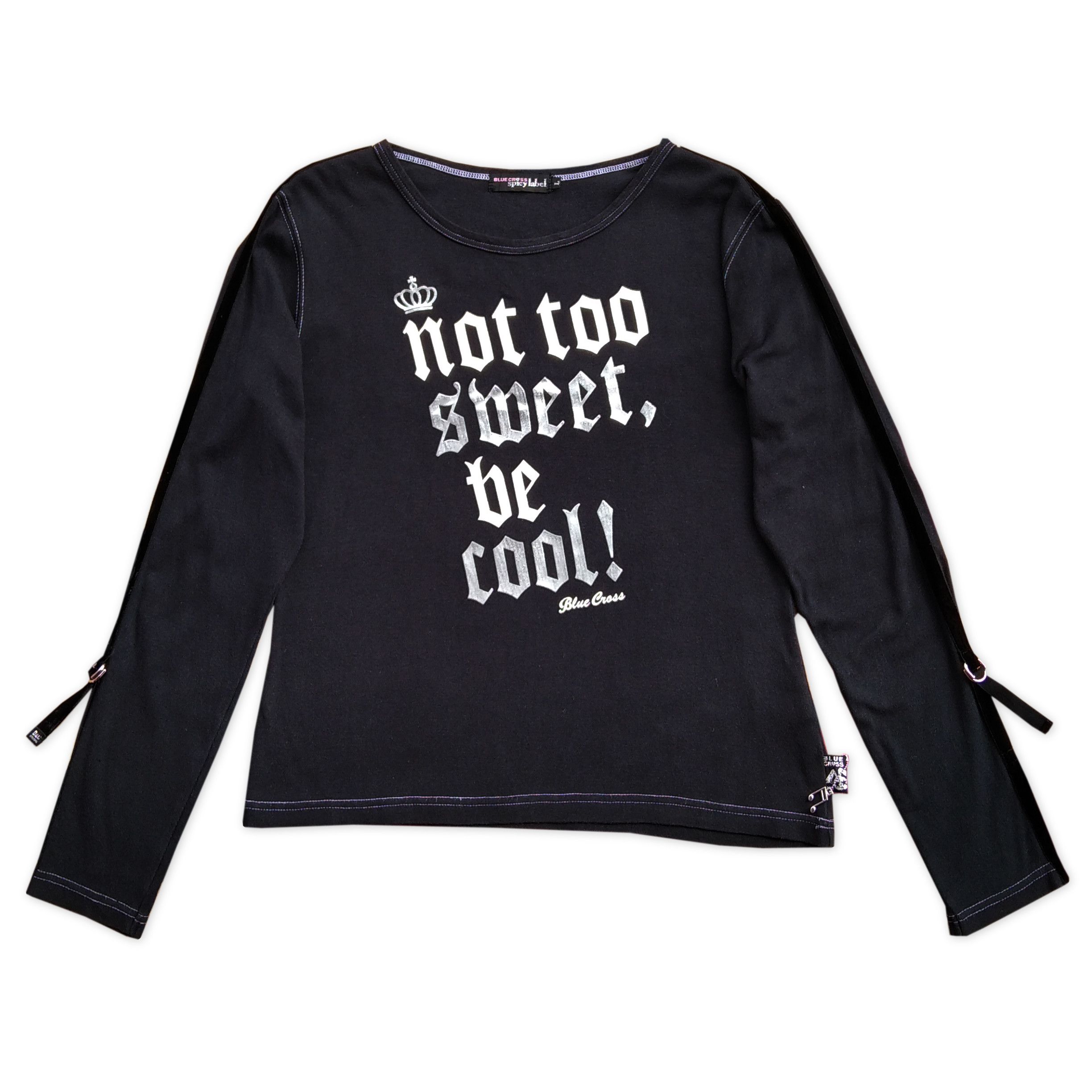 Hysteric Glamour Vintage Y2K BLUE CROSS Japanese Brand Long Sleeve T-Shirt Size L / US 10 / IT 46 - 1 Thumbnail