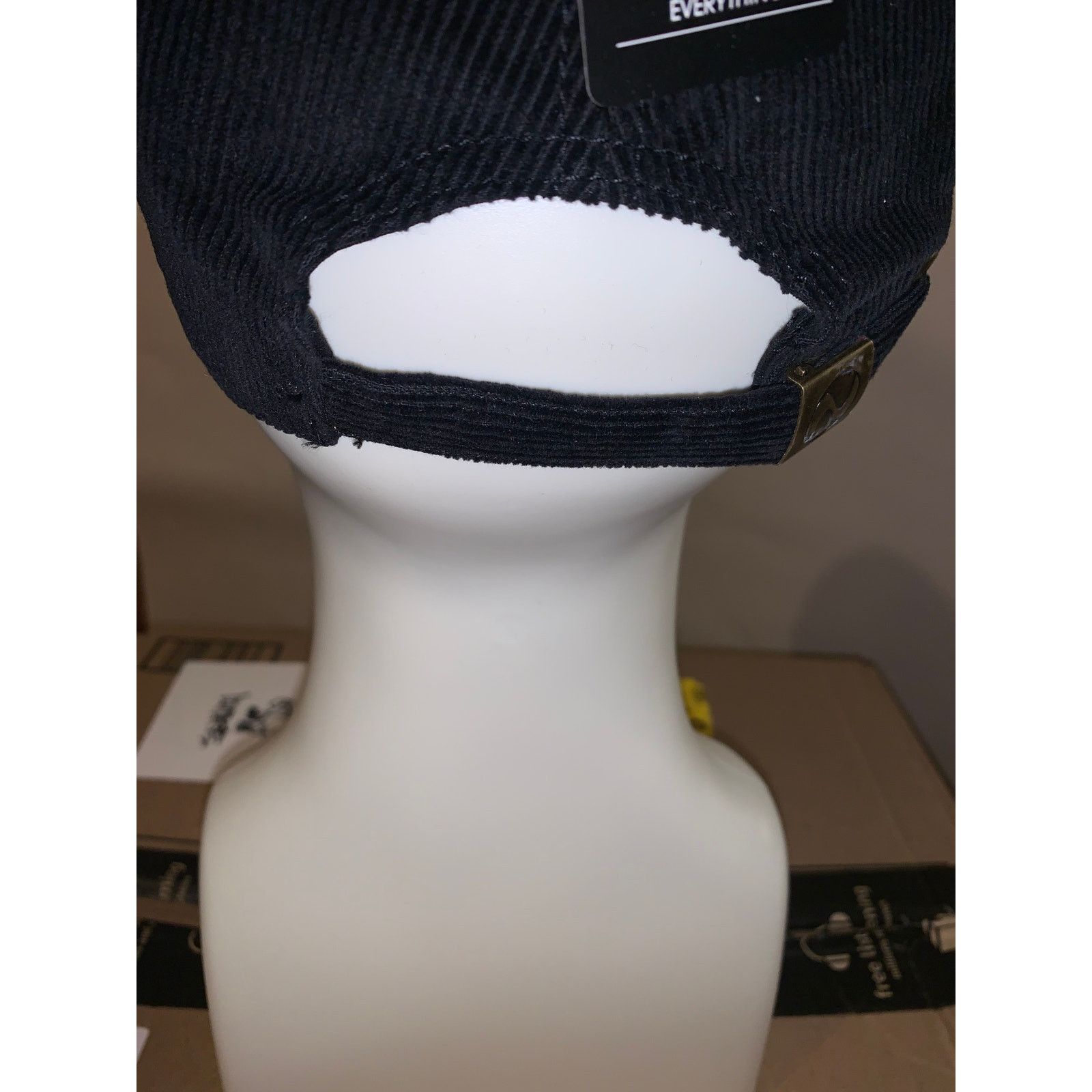 Other Manifest Corduroy Hat Black Adjustable NWT Deadstock Size ONE SIZE - 4 Thumbnail