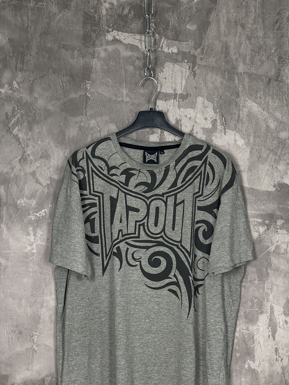 Affliction × Tapout × Vintage Crazy Vintage Y2K Affliction Style Tapout Grunge T Shirt Size US L / EU 52-54 / 3 - 2 Thumbnail
