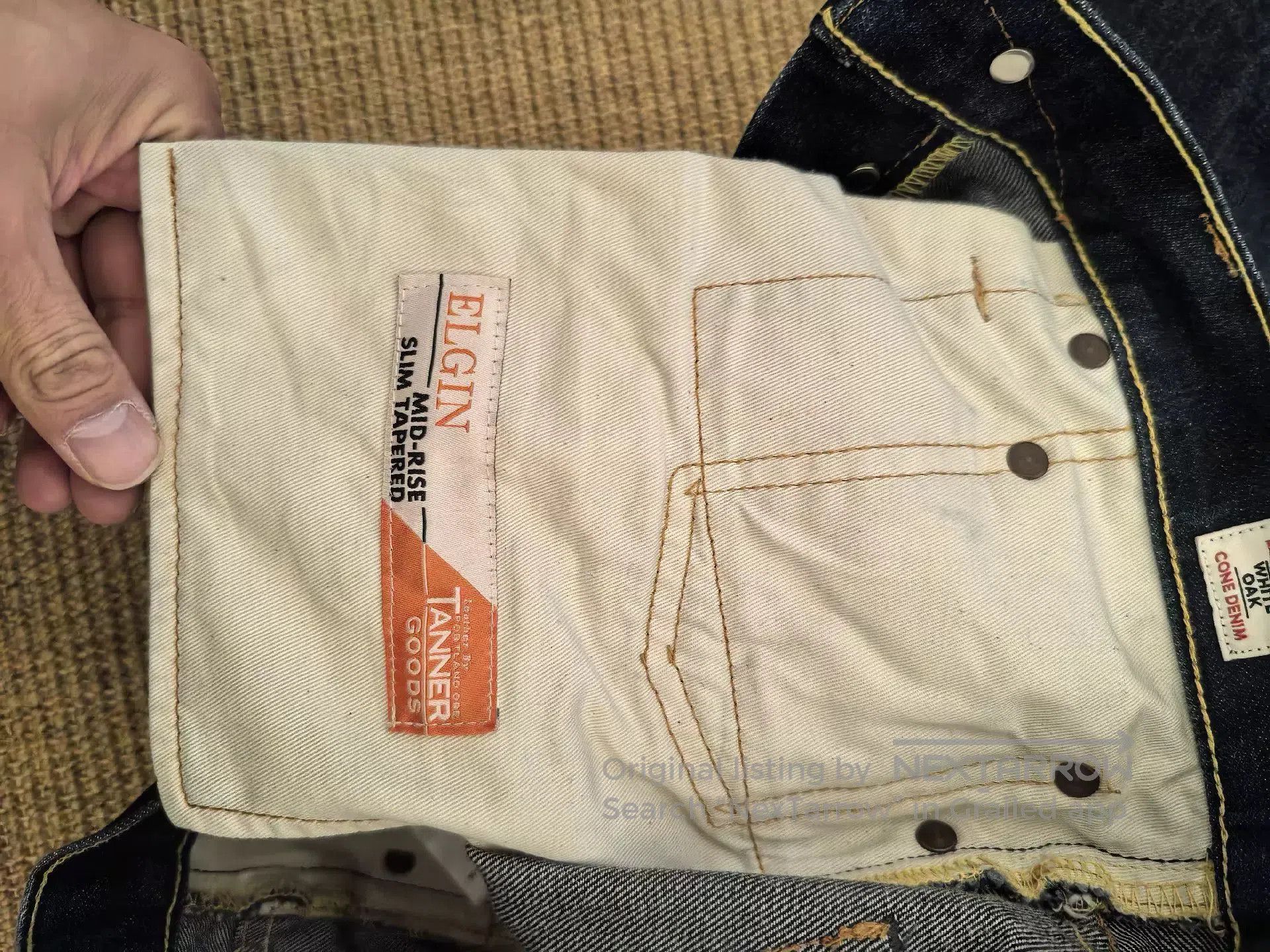 Tellason Tellason Elgin Mid Rise Slim Tapered. Size US 32 / EU 48 - 5 Thumbnail
