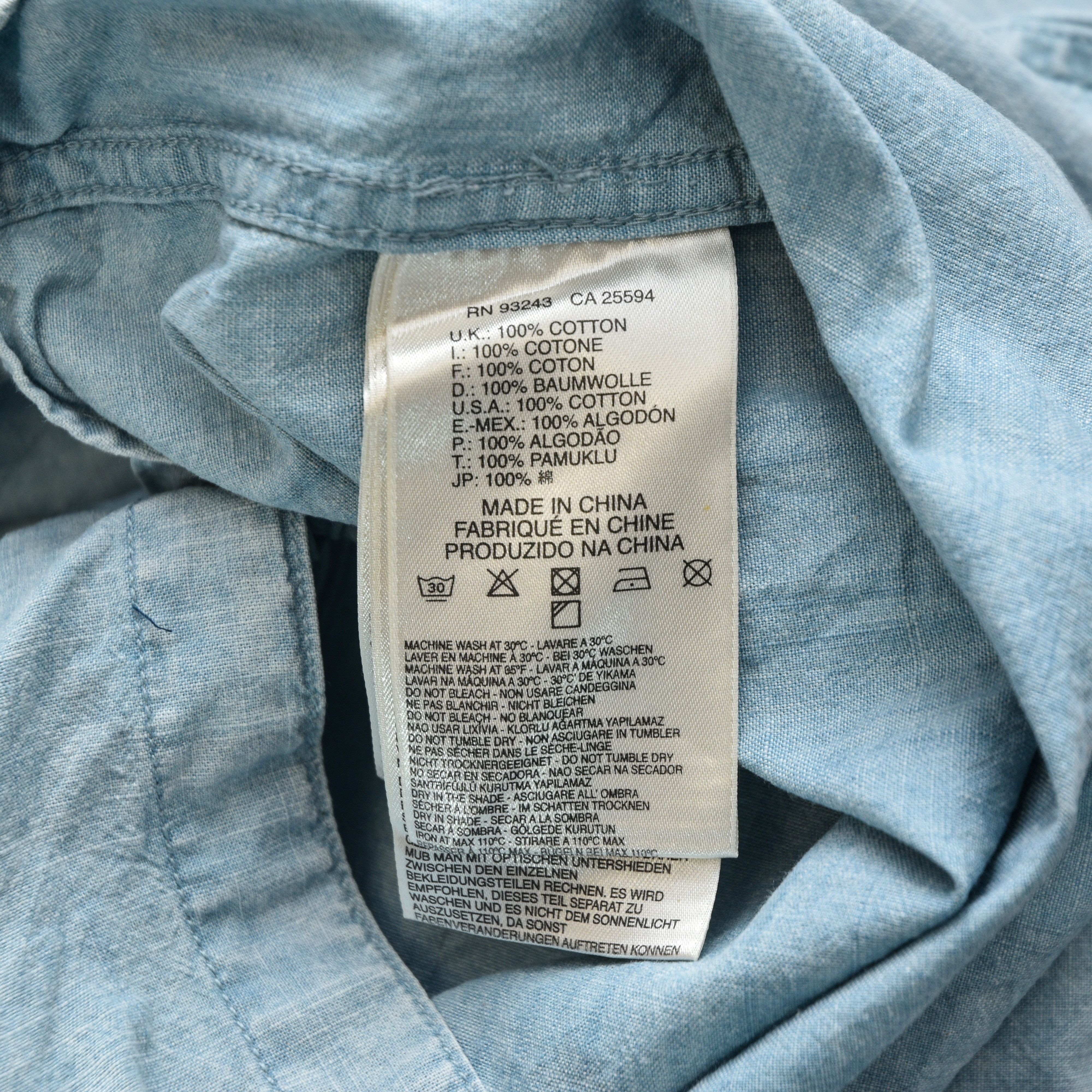 55DSL 90s 55 DSL distressed Diesel Very Rare Faded Denim Shirt Size US L / EU 52-54 / 3 - 13 Thumbnail