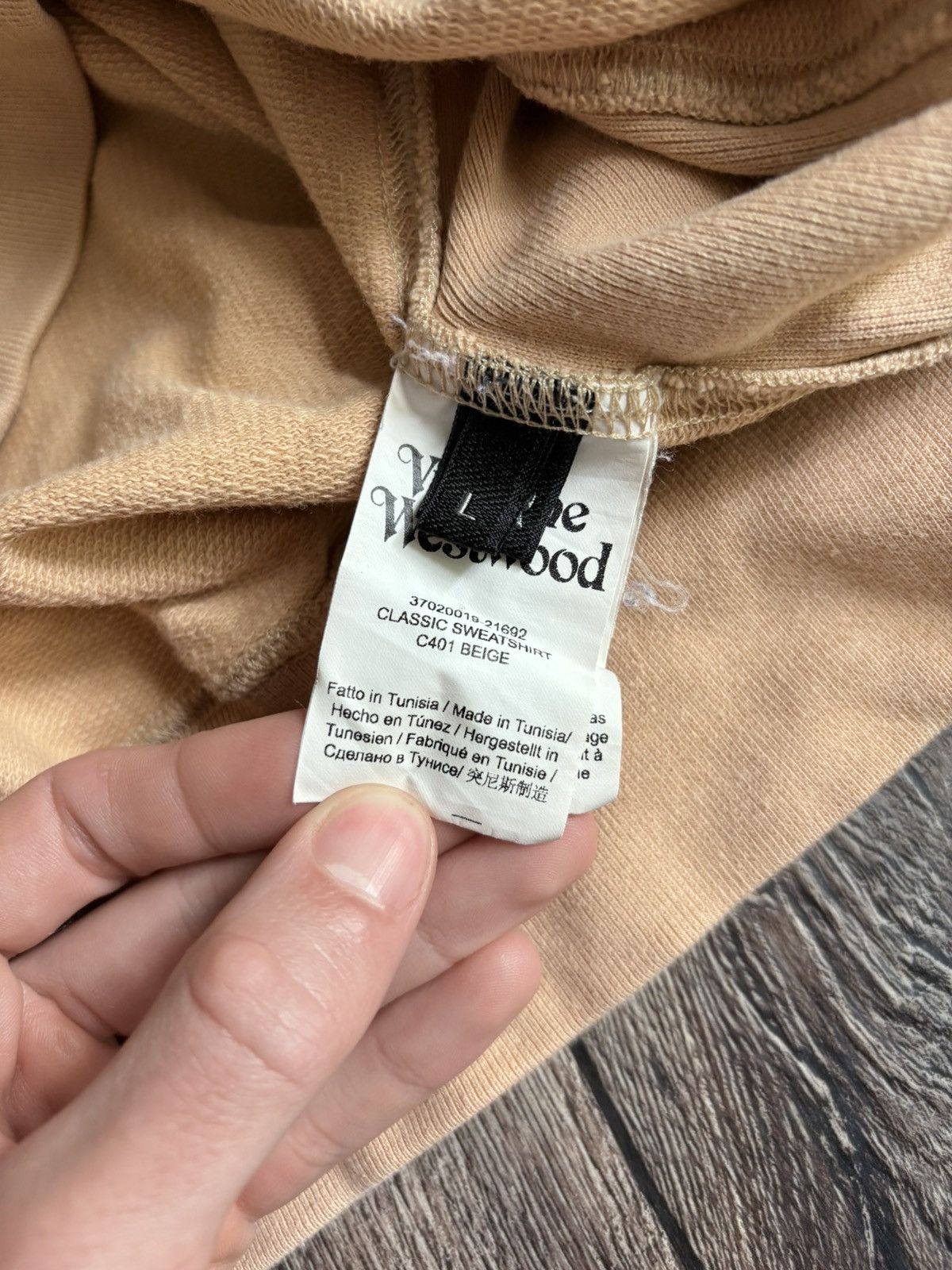Vivienne Westwood Vivienne Westwood Classic Beige Orb Boxy Sweatshirt Size L / US 10 / IT 46 - 5 Thumbnail