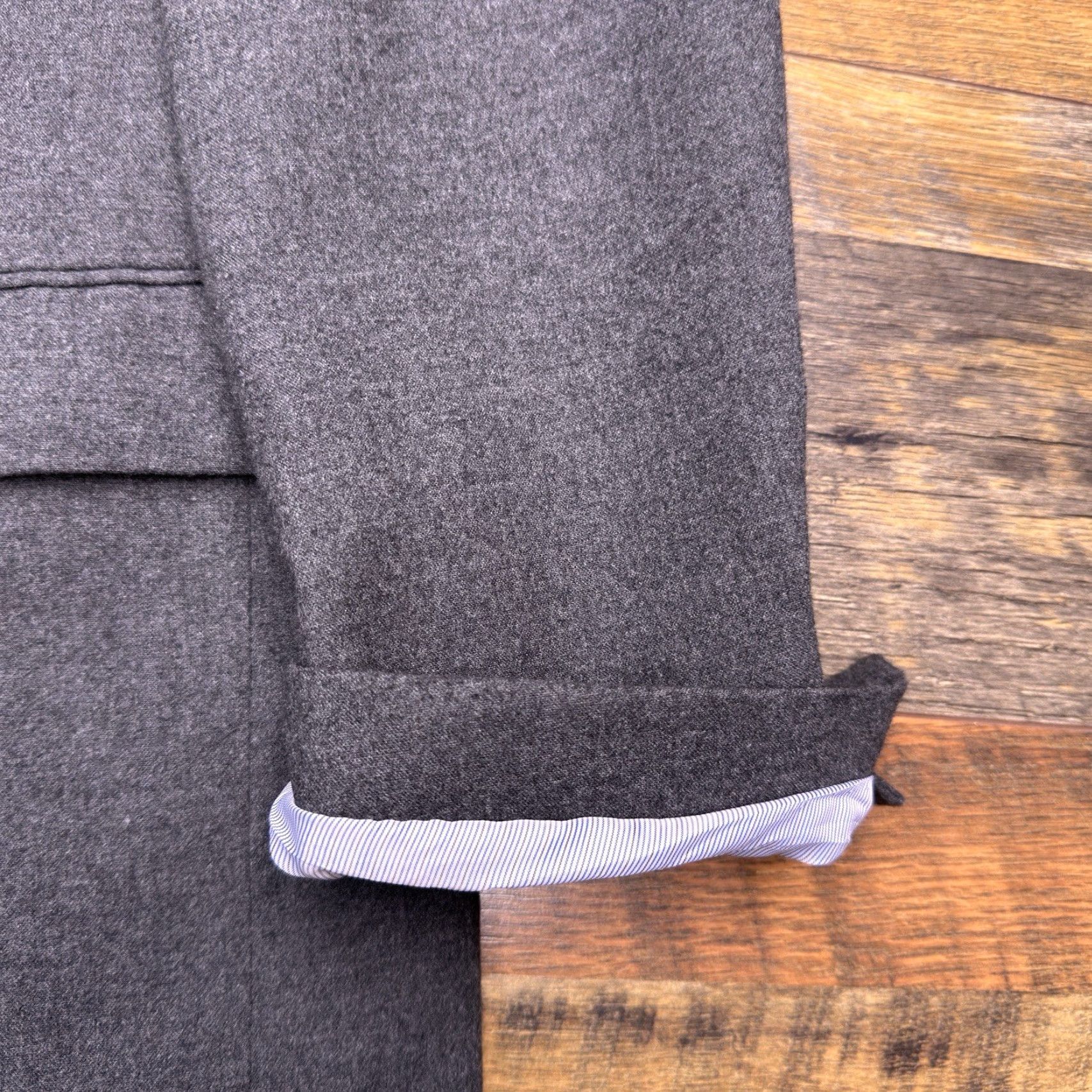 Vintage Michael Strahan Suit Jacket Blazer Single-Breasted 50R Gray Wool Blend Stretch Formal Men 50 Gray Wool Blend Stretch Blazer Size 50R - 6 Thumbnail