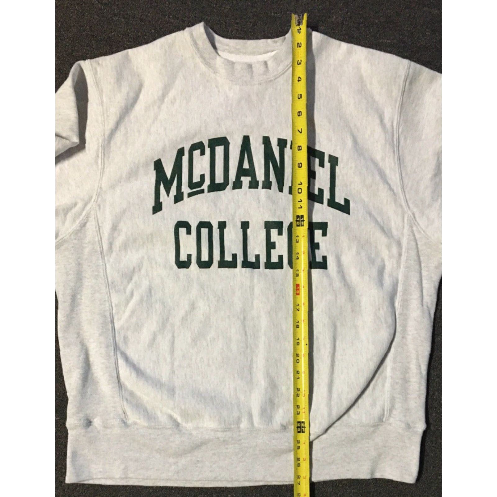 Champion VINTAGE Champion Sweatshirt McDaniel College Reverse Weave Gray M Mens 90s Grunge School Spellout Size US M / EU 48-50 / 2 - 7 Thumbnail