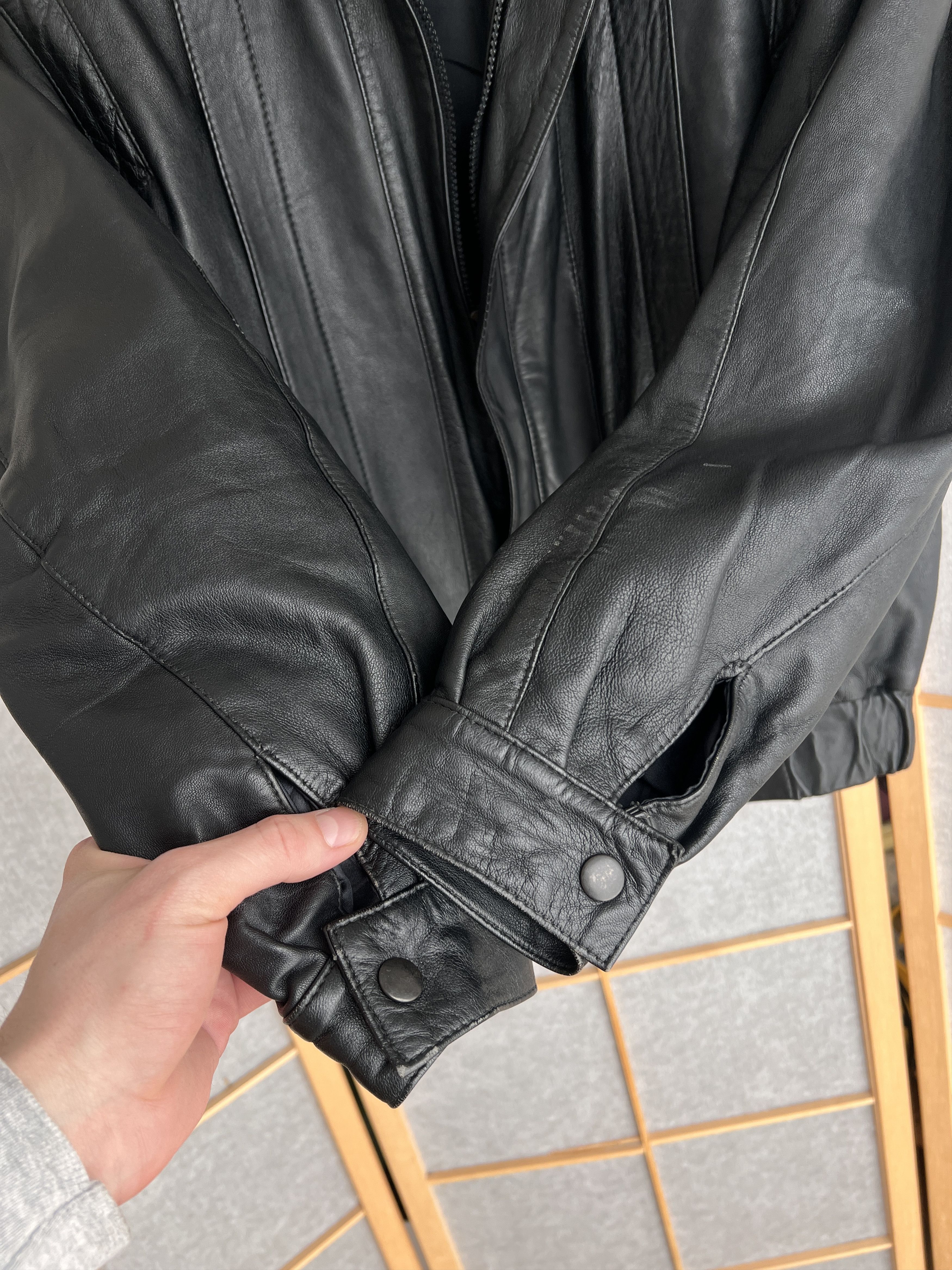 If Six Was Nine Rick Owens Yohji Yamamoto vibe vintage leather bomber jacket Size US M / EU 48-50 / 2 - 7 Thumbnail