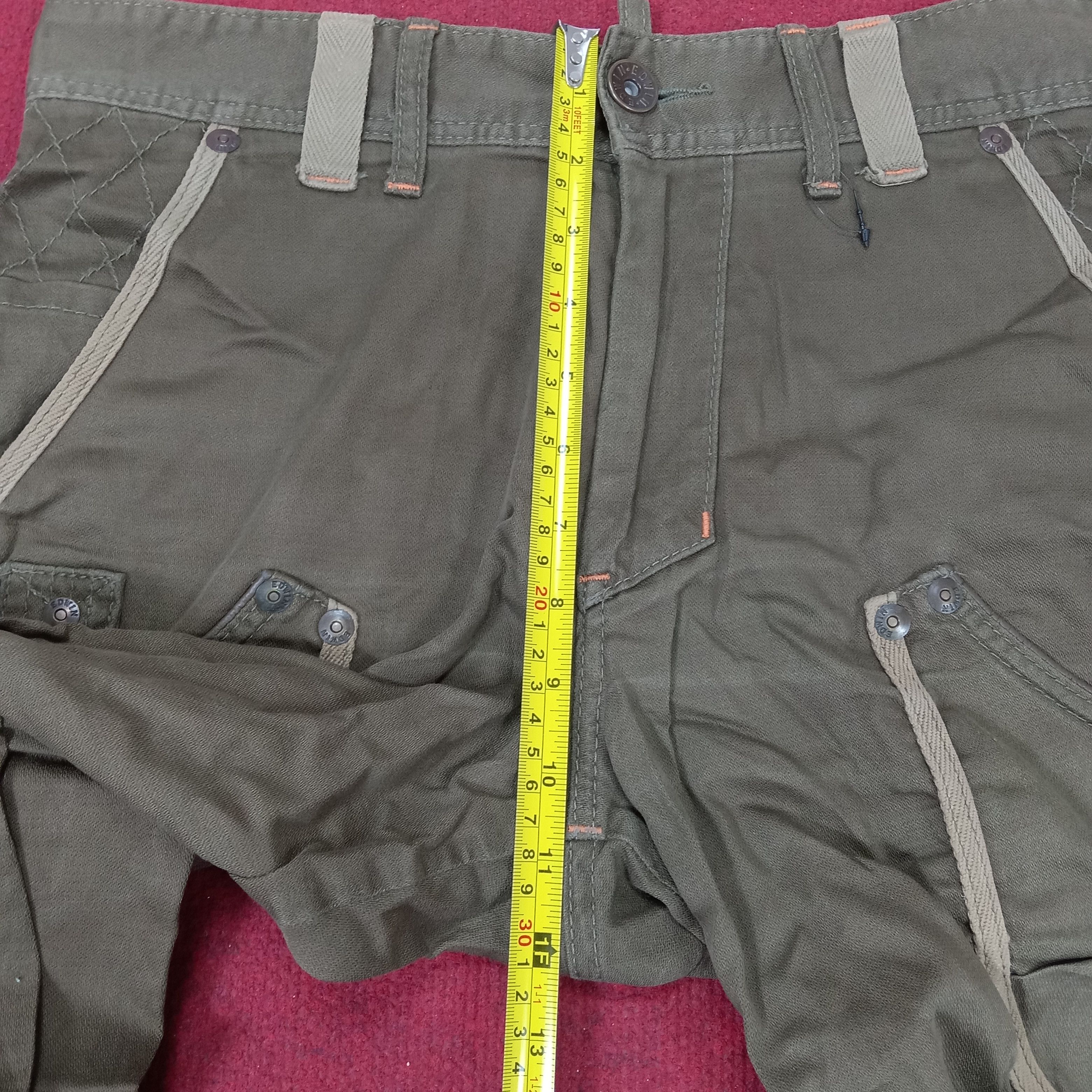 Edwin × Vintage Edwin Streetwear Skater Style Rare Design Pants Size US 33 - 8 Thumbnail