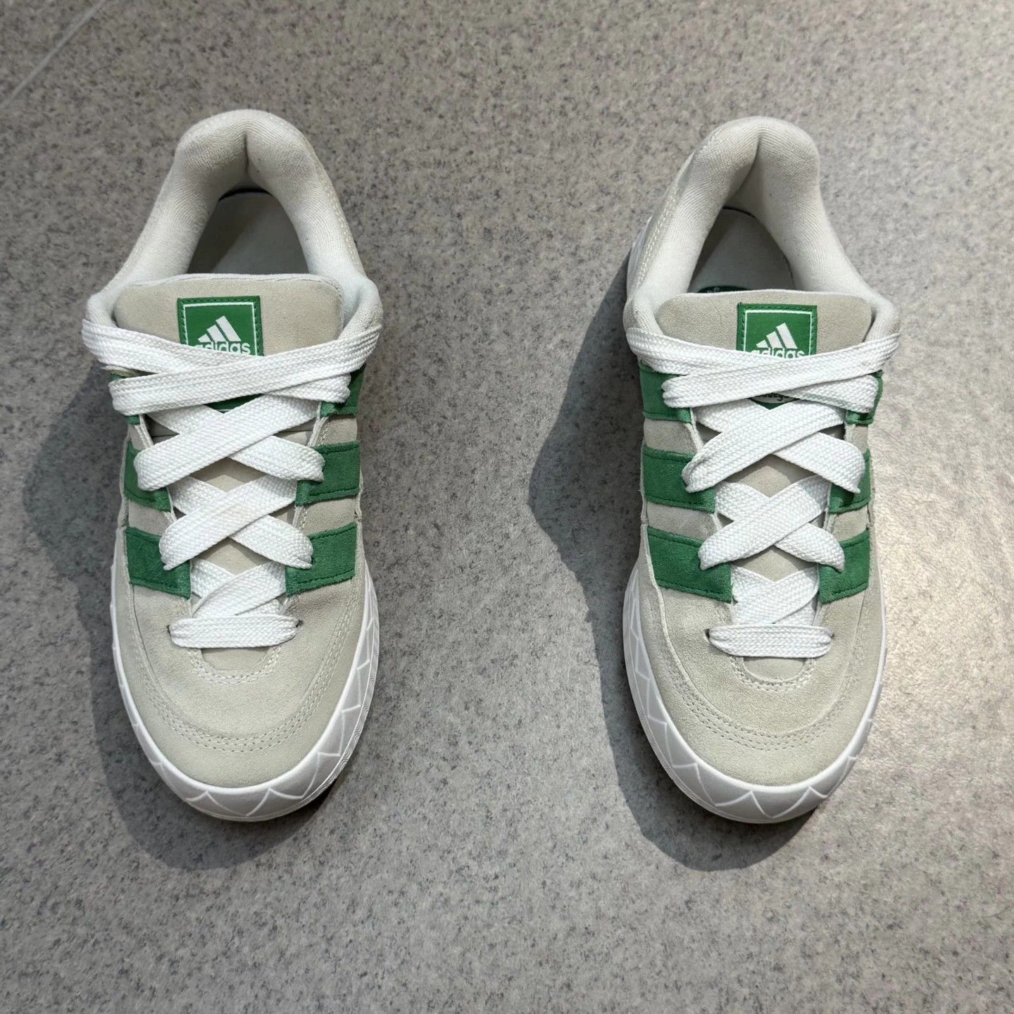 Adidas Bodega x Beams x adidas Adimatic White Green 43 Size US 9 / EU 42 - 6 Thumbnail