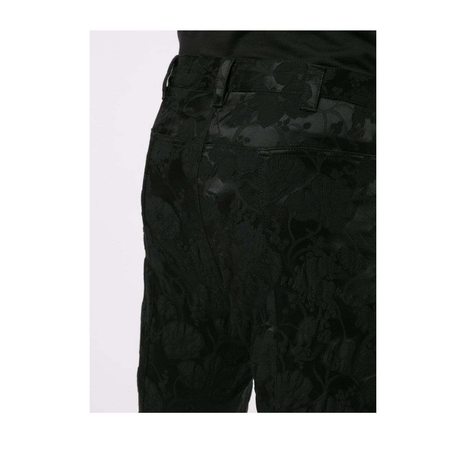 Ann Demeulemeester Ann Demeulemeester Floral Jacquard Skinny Trousers Size US 32 / EU 48 - 5 Thumbnail